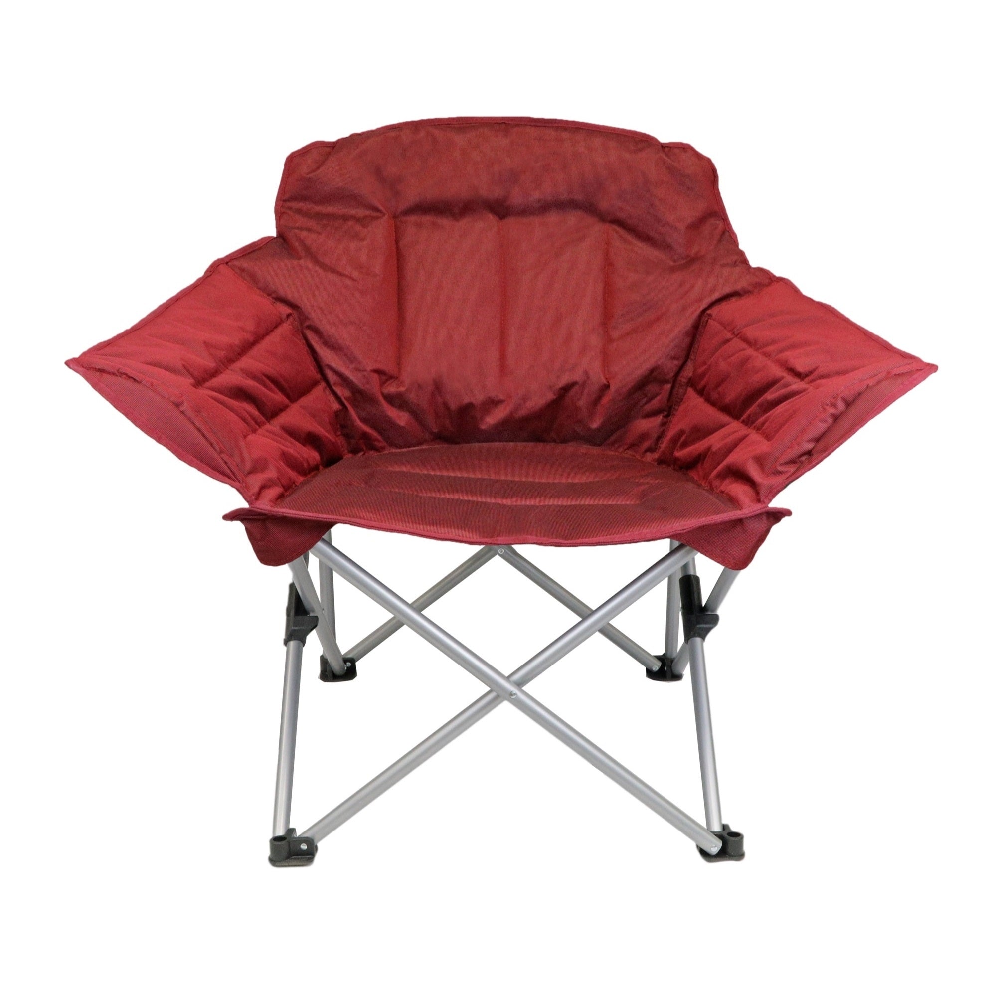 Zenithen Limited Guidesman Portable Padded Folding Chair, Red - Pack of 1