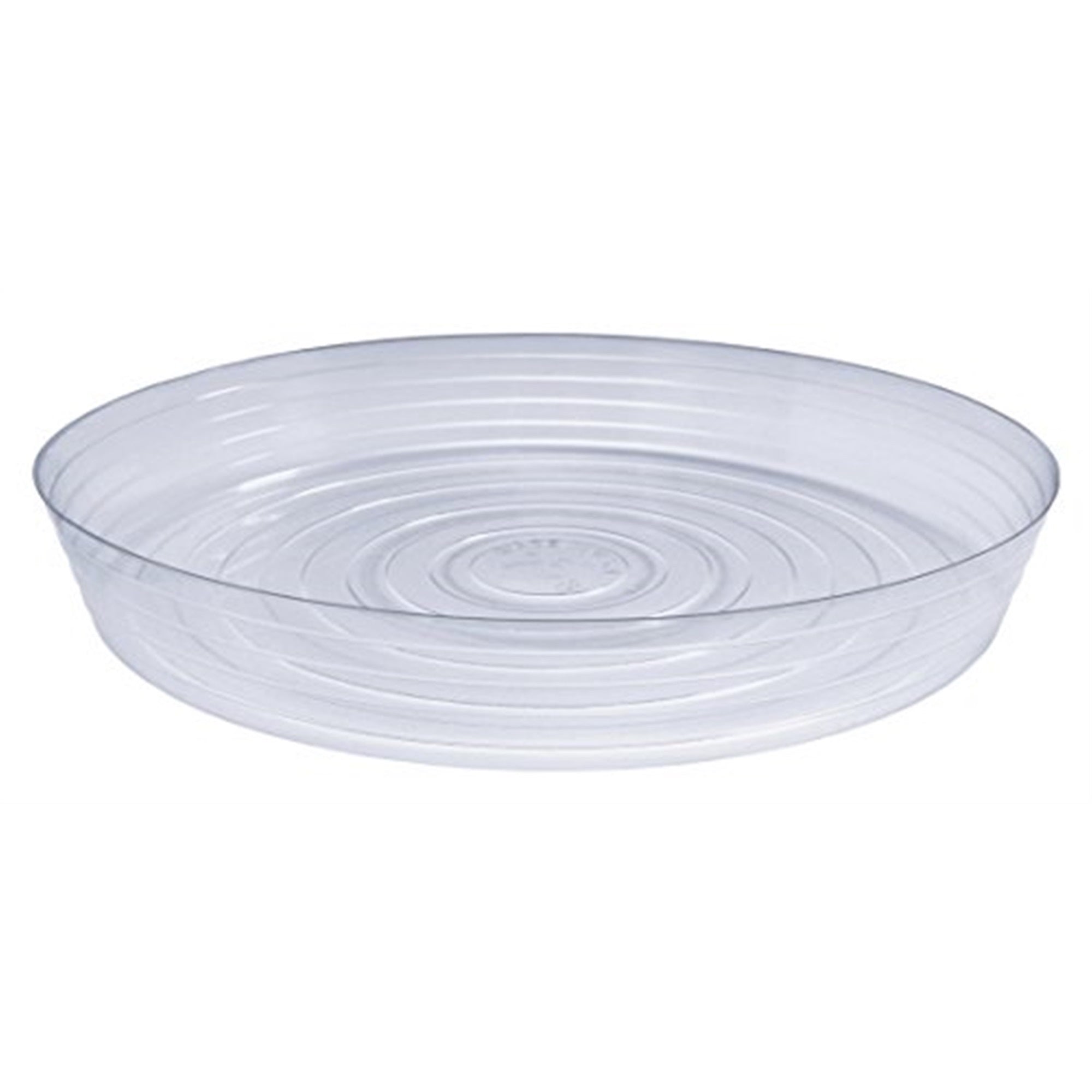 Curtis Wagner Products Round Vinyl Plant Saucer, 25-Inch Diameter, Clear