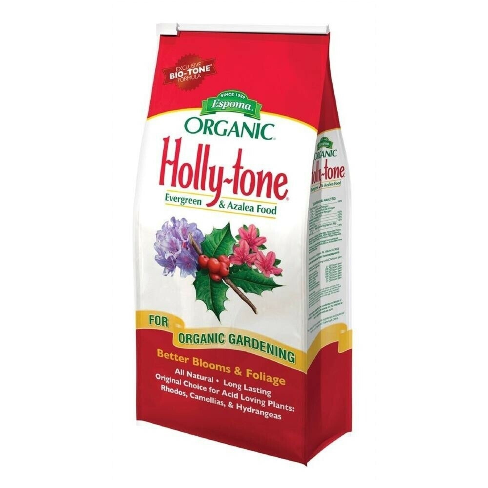 Espoma Organic Holly-tone 4-3-4 Natural & Organic Evergreen & Azalea Plant Food for All Acid Loving Plants