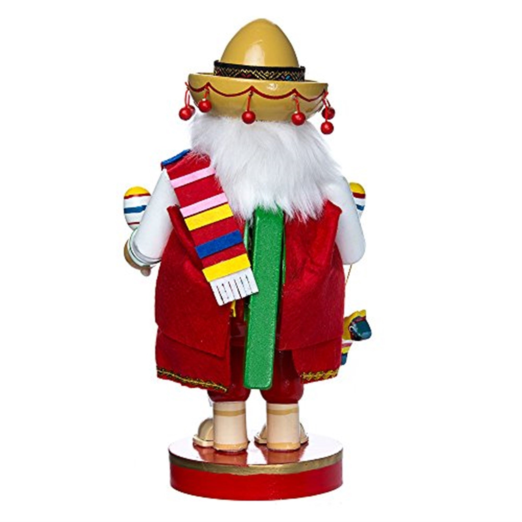 Kurt Adler Chubby Nutcracker Collection, Mexican Nutcracker, 10.25"