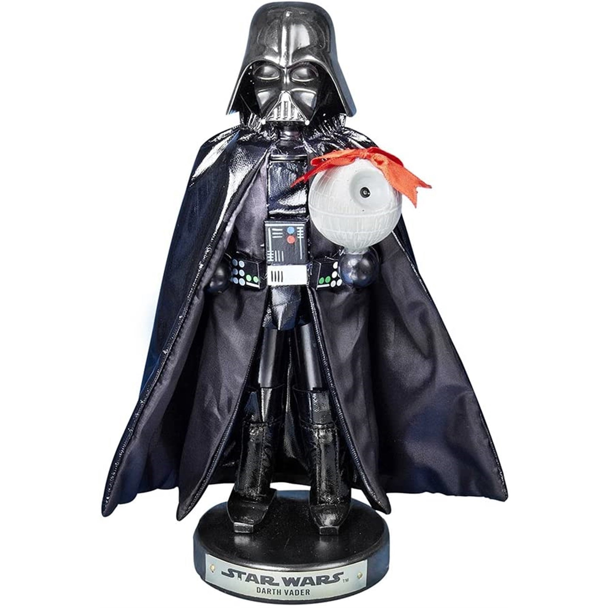 Kurt Adler Darth Vader with Death Star Nutcracker, 10"