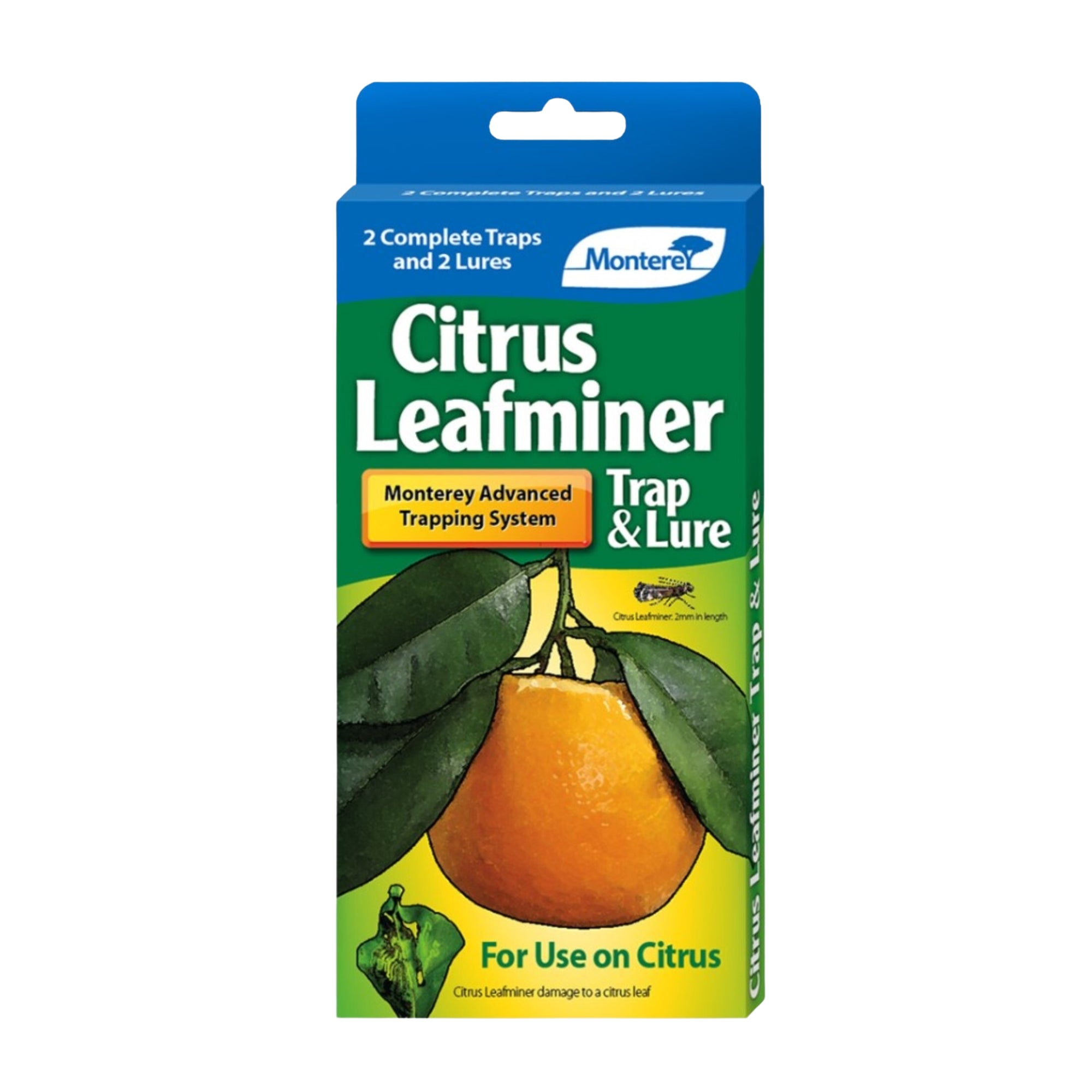 Monterey Citrus Leafminer Insecticide, 2 Traps and 2 Lures