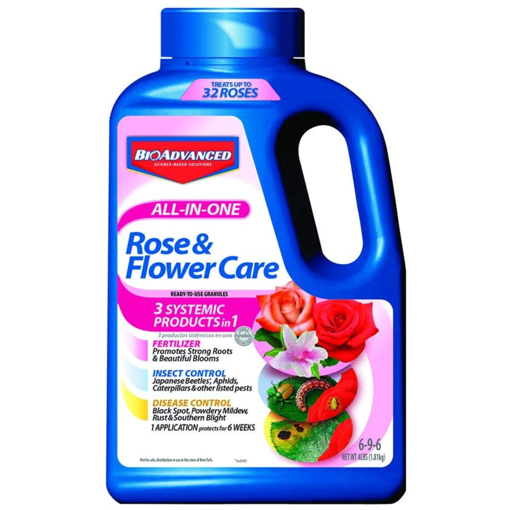 BioAdvanced All-In-One Rose and Flower Care Granuels, 4 LB