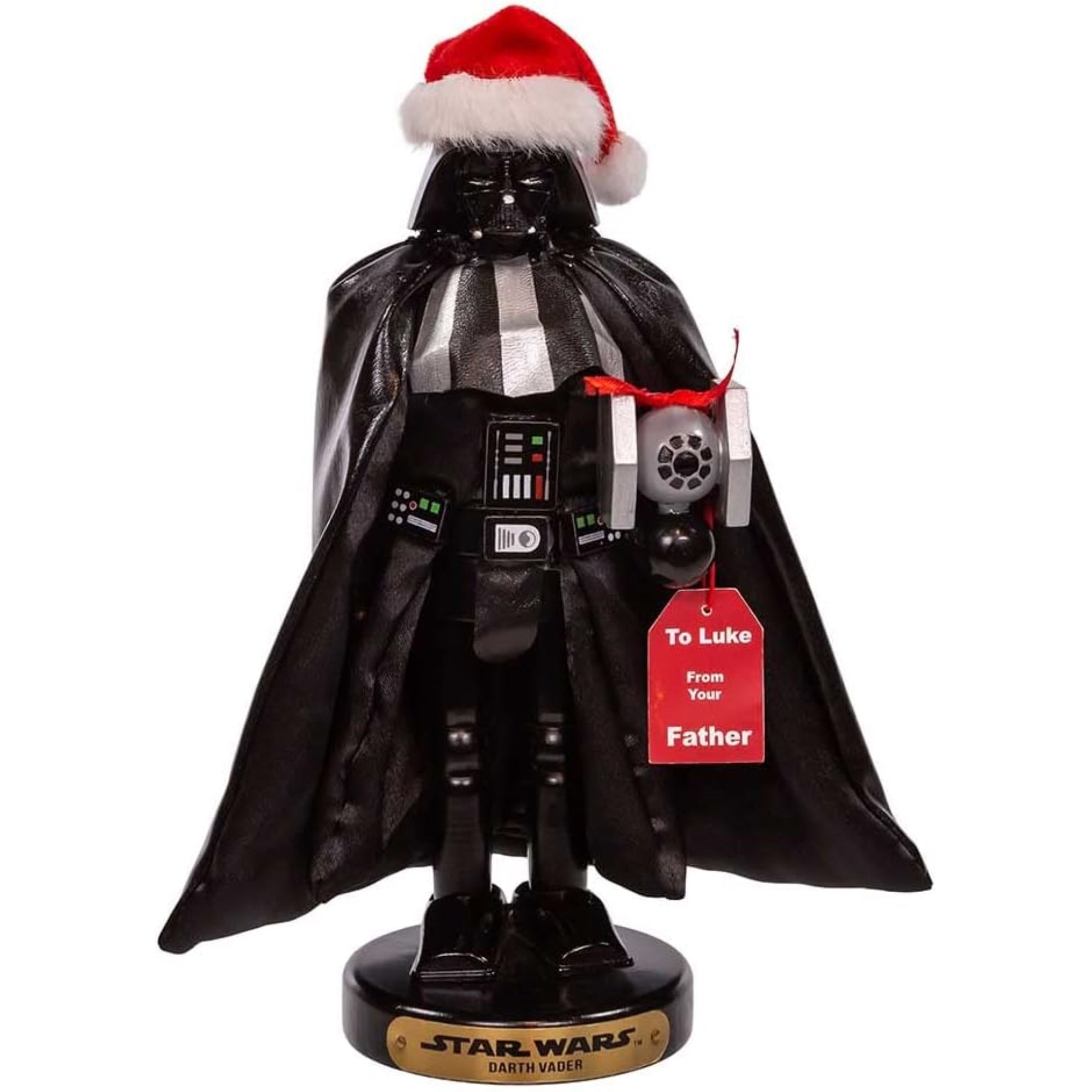 Kurt Adler Star Wars Vader with Tie Fighter Nutcracker, 10"