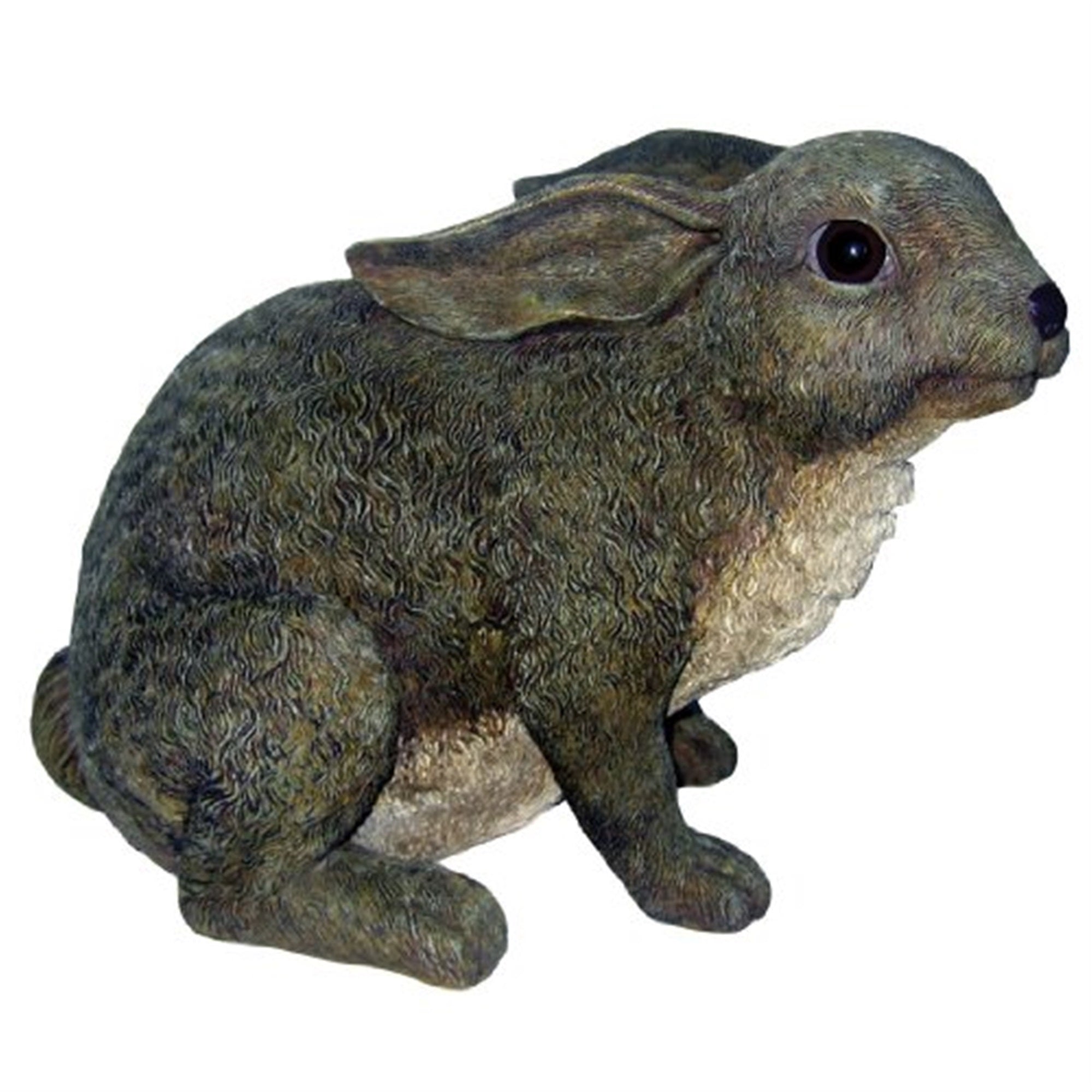 Michael Carr Designs Figurine for Gardens, Patios and Lawns, Mama Rabbit, Gray
