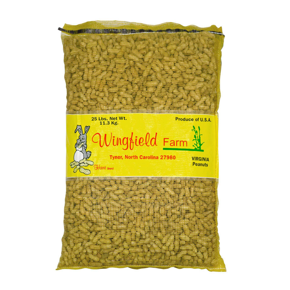Wingfield Farm Virginia In-Shell Peanuts, Feed Wild Animals, 25 Pound