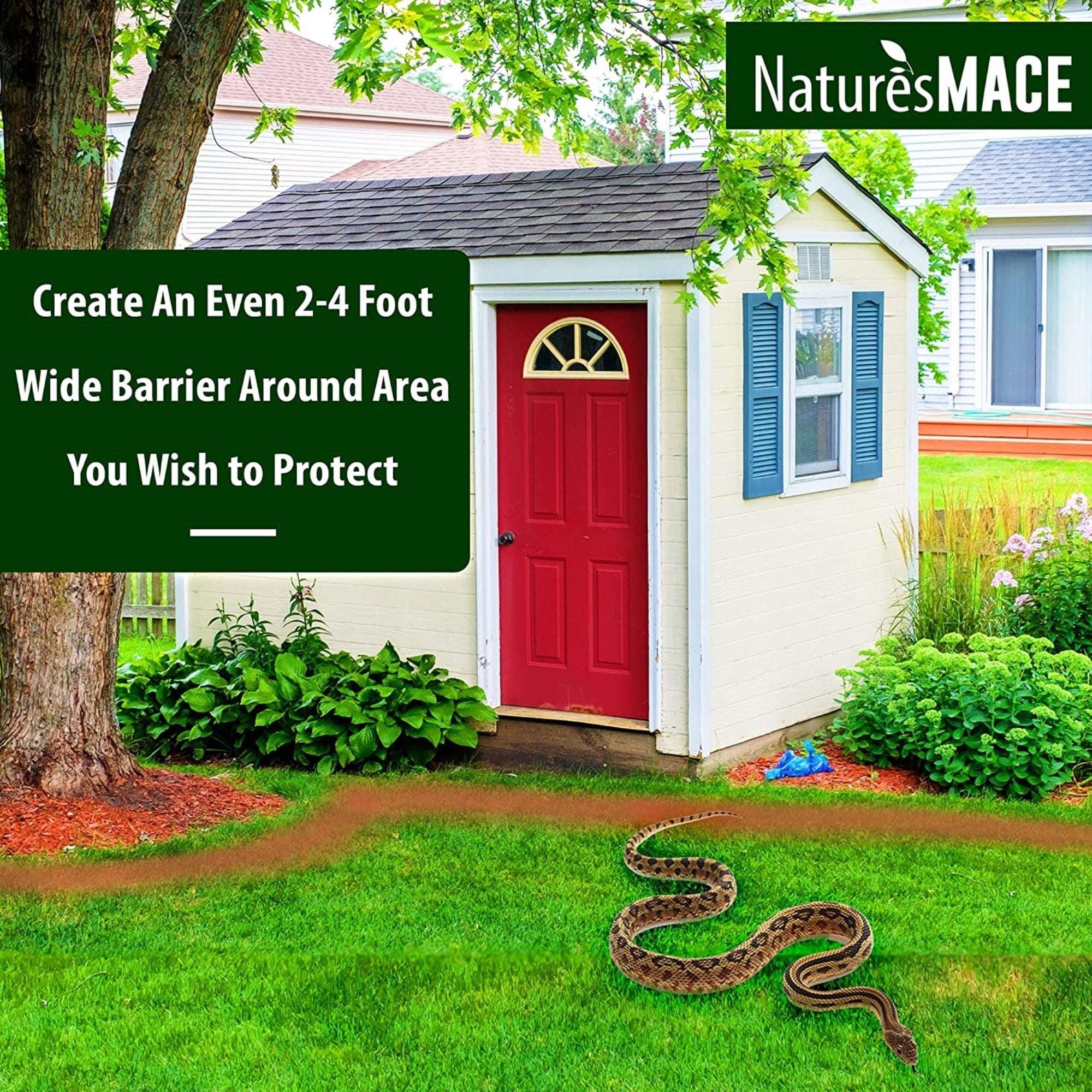 Nature's MACE Snake Repellent Granular, 3lb Bag Covers 1,500 Sq. Ft.