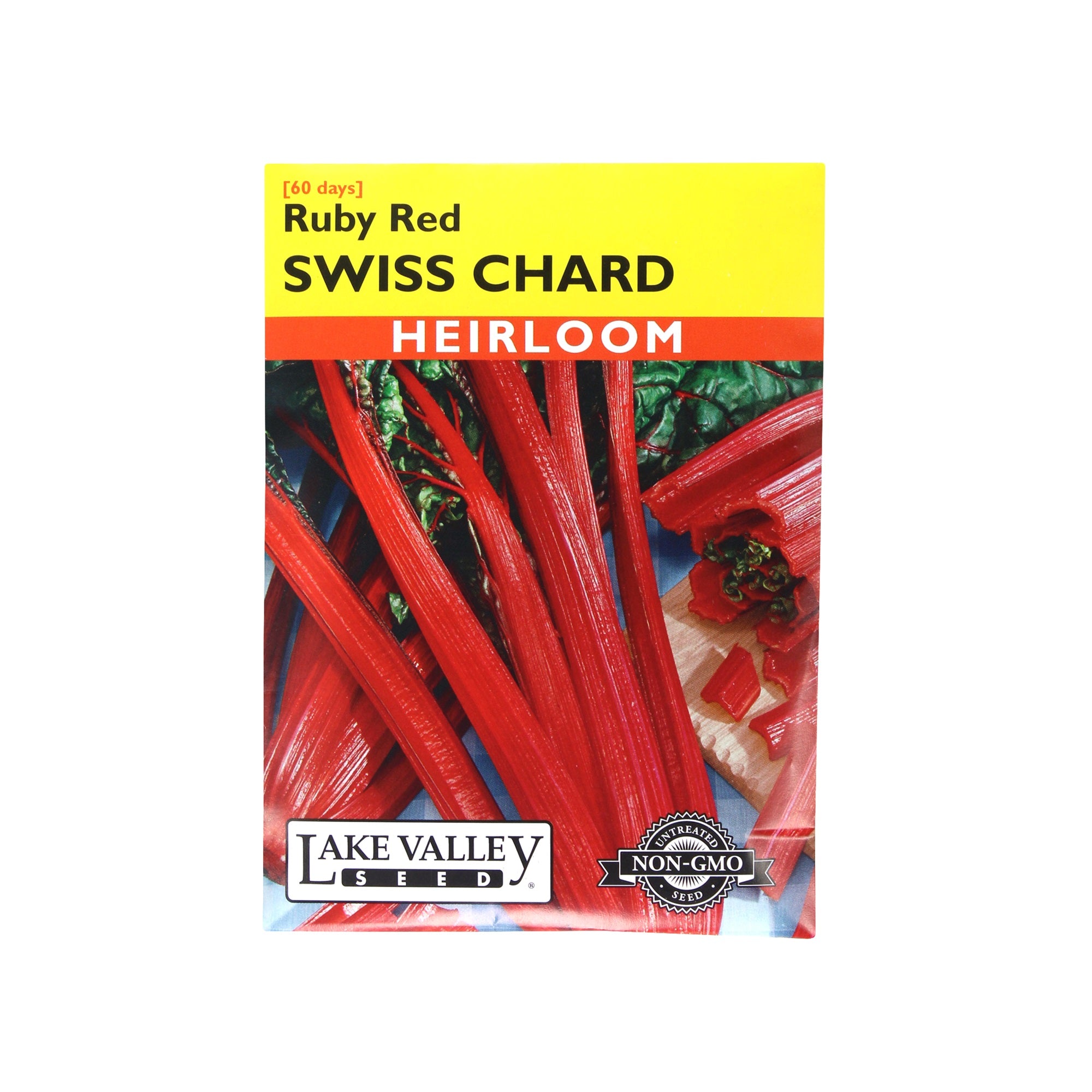 Lake Valley Seed Swiss Chard, Ruby Red Heirloom, 1.5g