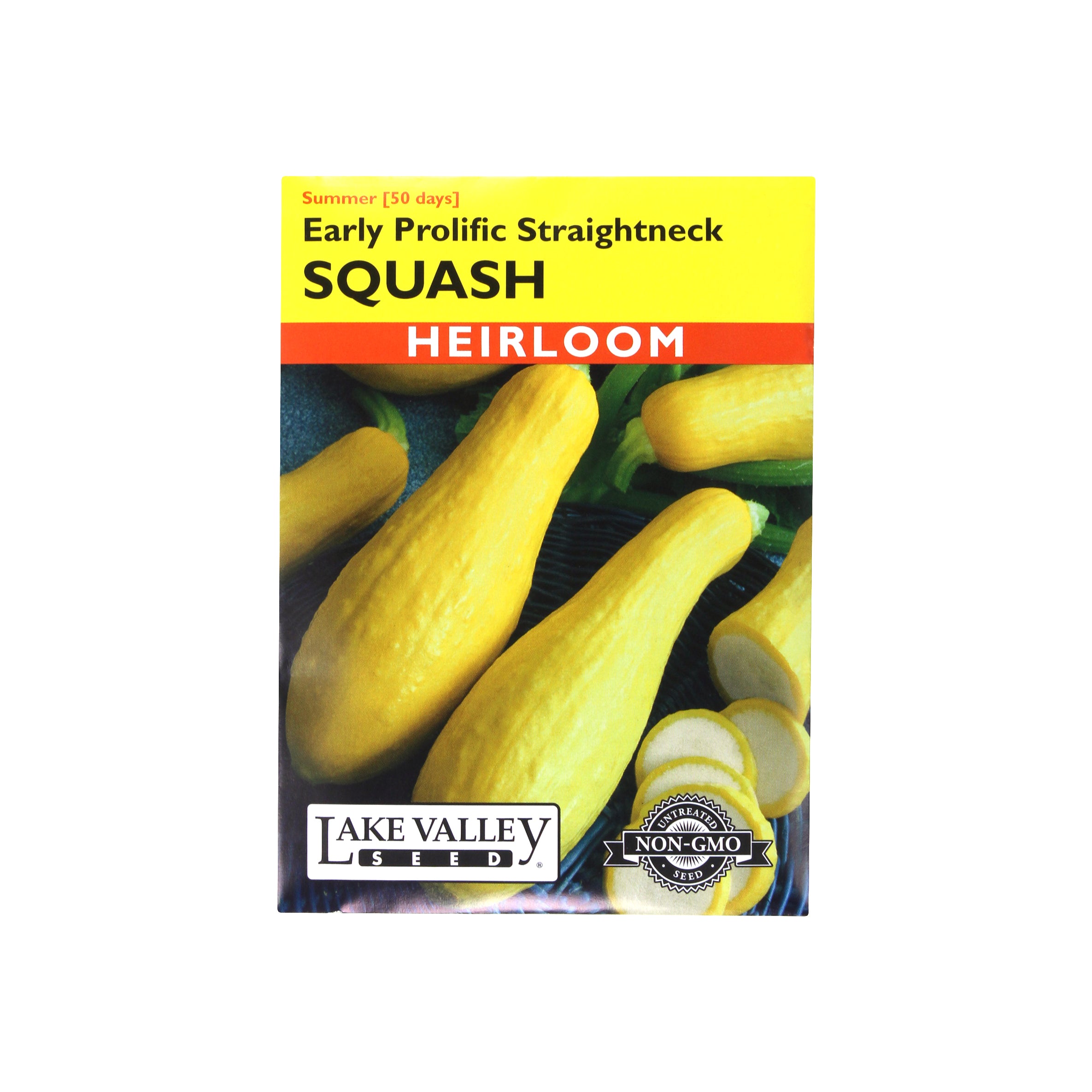 Lake Valley Seed Squash, Early Prolific Straightneck, 3g
