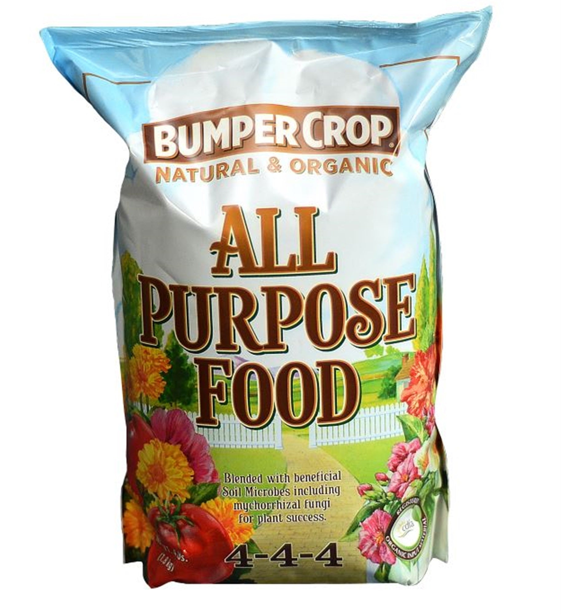 Bumper Crop Natural & Organic All Purpose Food/Fertilizer 4-4-4, 4lb Bag