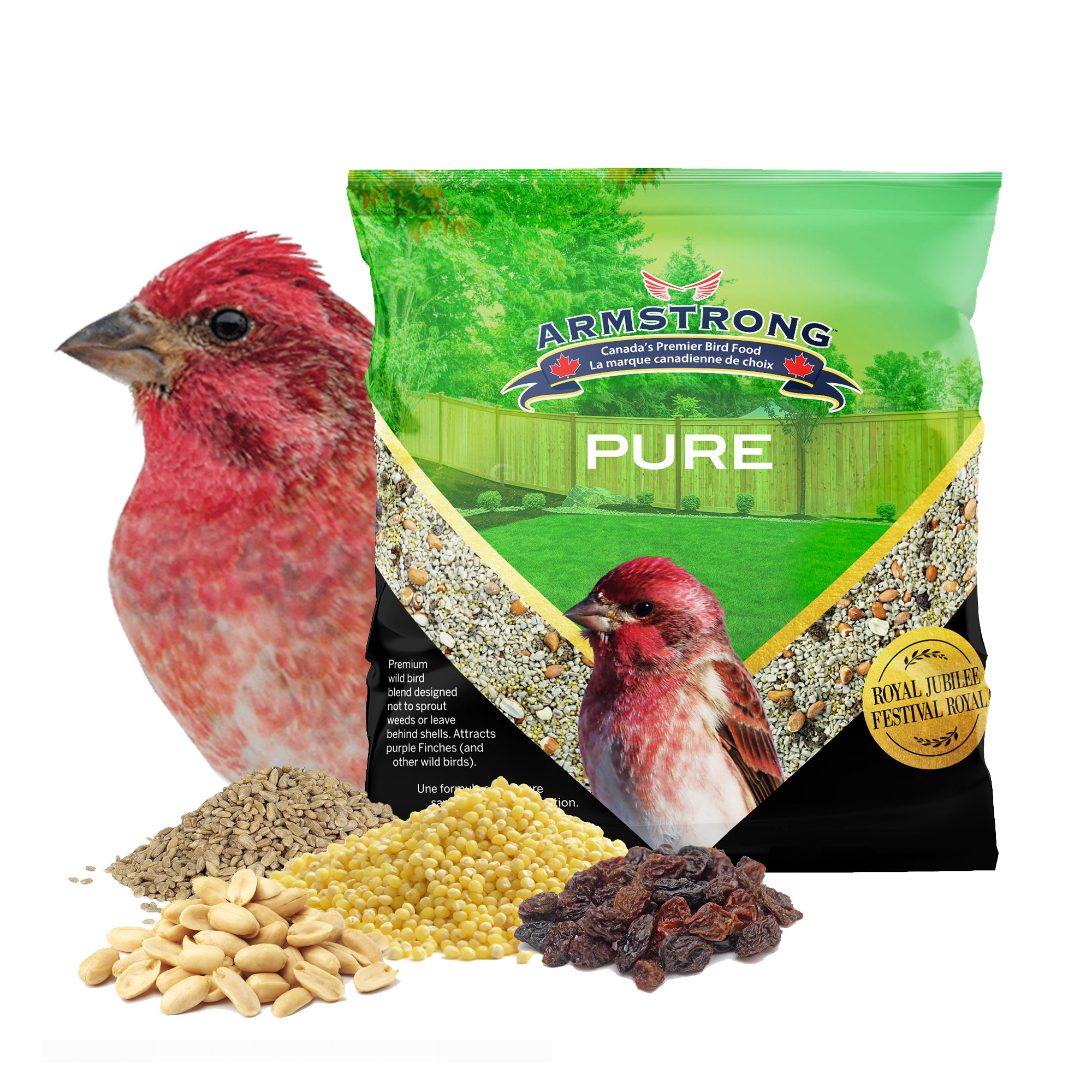 Armstrong Wild Bird Food Royal Jubilee Pure Bird Seed For No Mess or Sprouting
