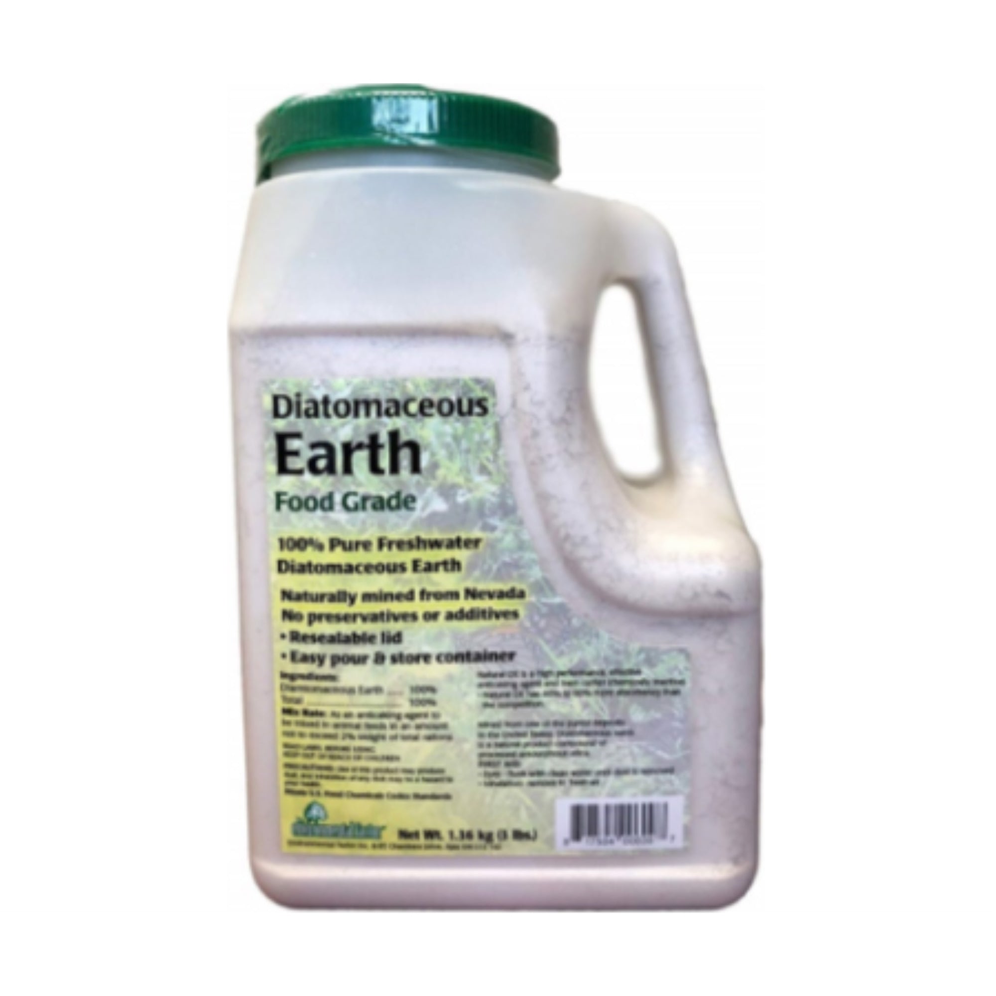 The Environmental Factor Diatomaceous Earth Food Grade Insecticide Powder for Insects with an Exoskeleton, 3lb Shaker Bottle