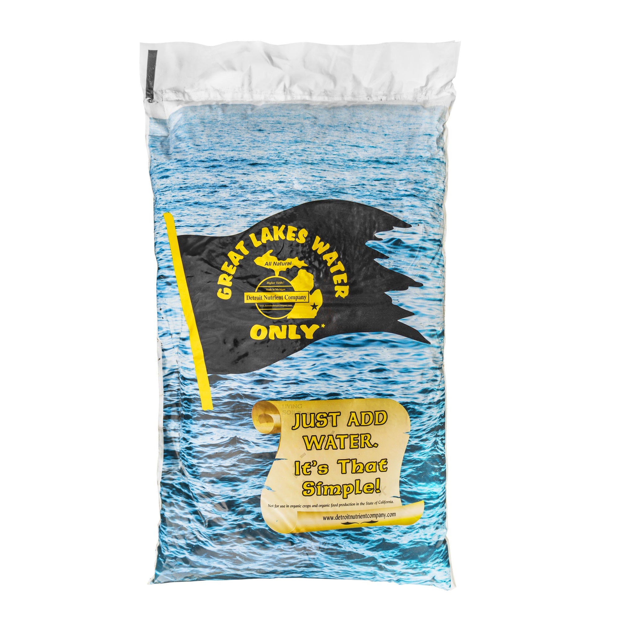 DNC Great Lakes All Natural Water Only Soil, 15 Pound Bag