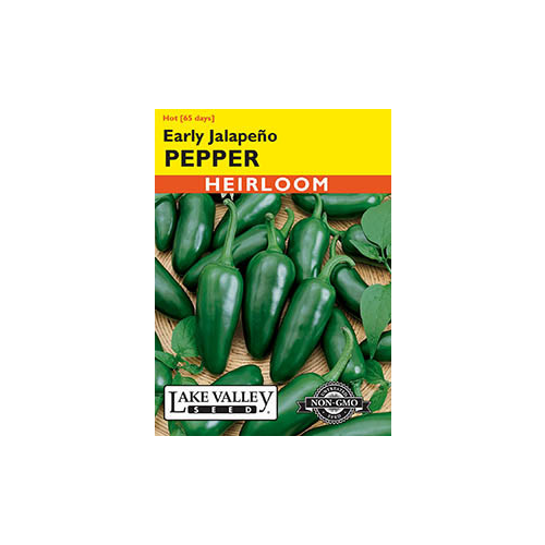 Lake Valley Seed Pepper, Hot Early Jalapeno Heirloom, 0.3g