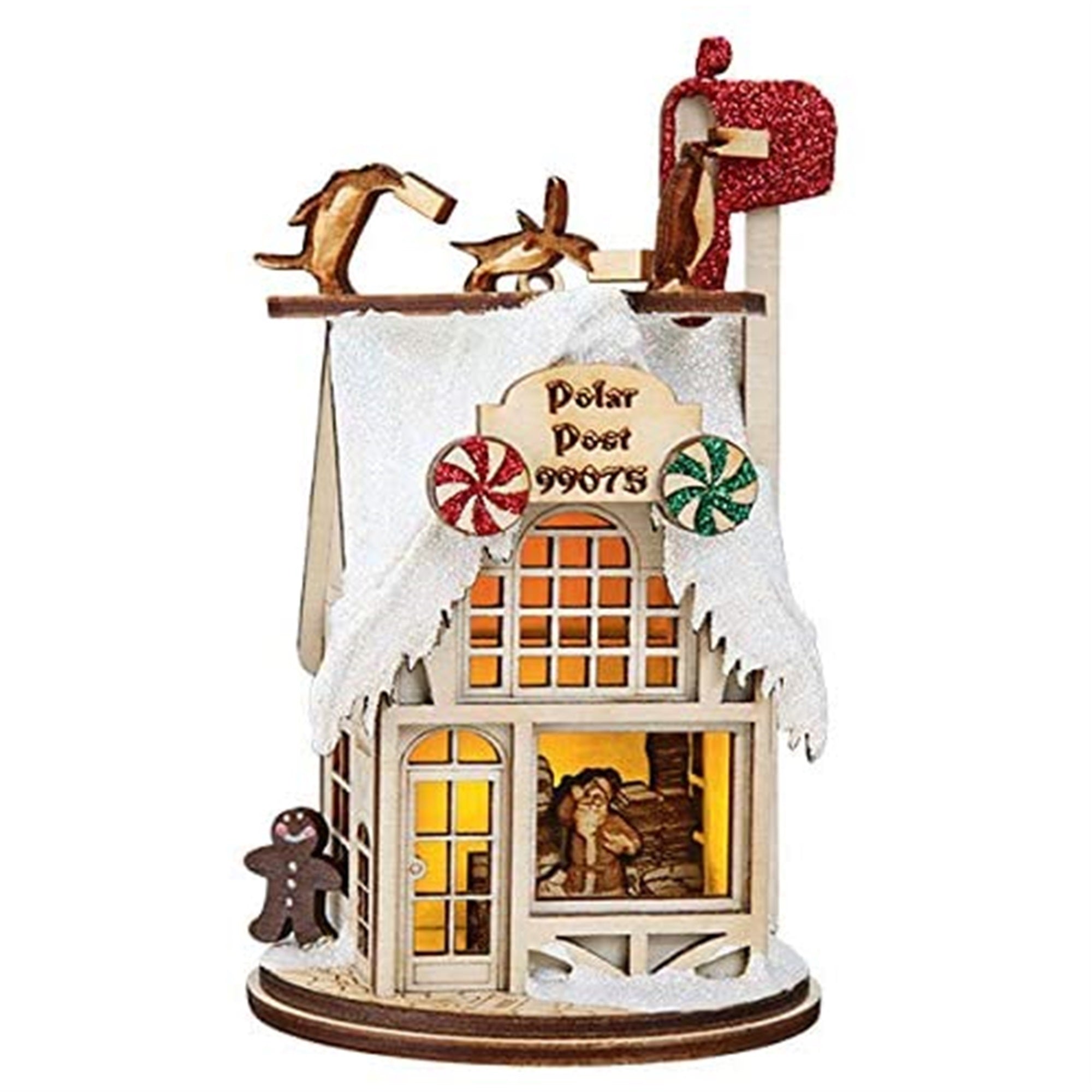 Old World Christmas Polar Post Office Ornament