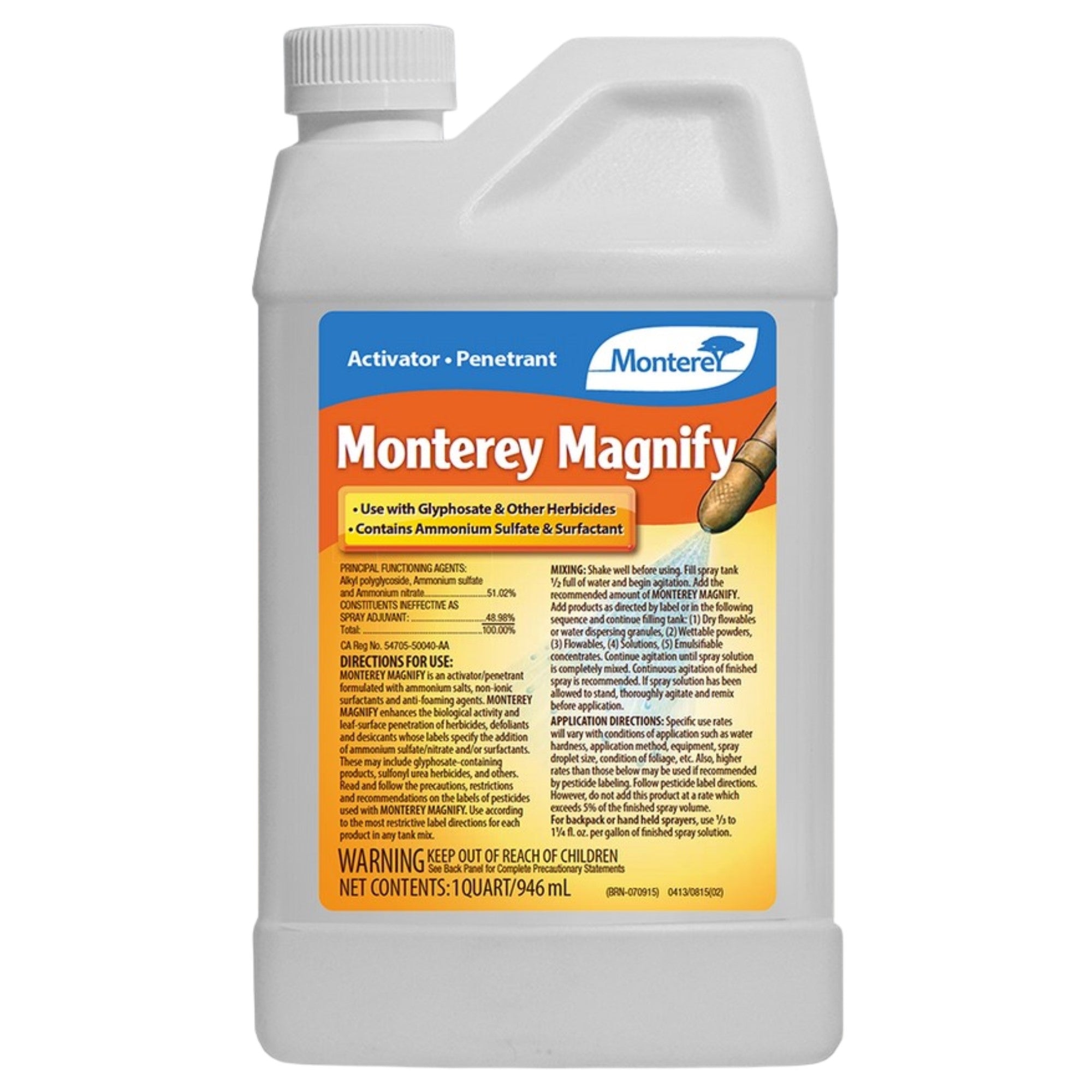 Monterey Magnify Activator/Penetrant, Non-ionic Surfactant and Liquid Fertilizer, 32 fl oz