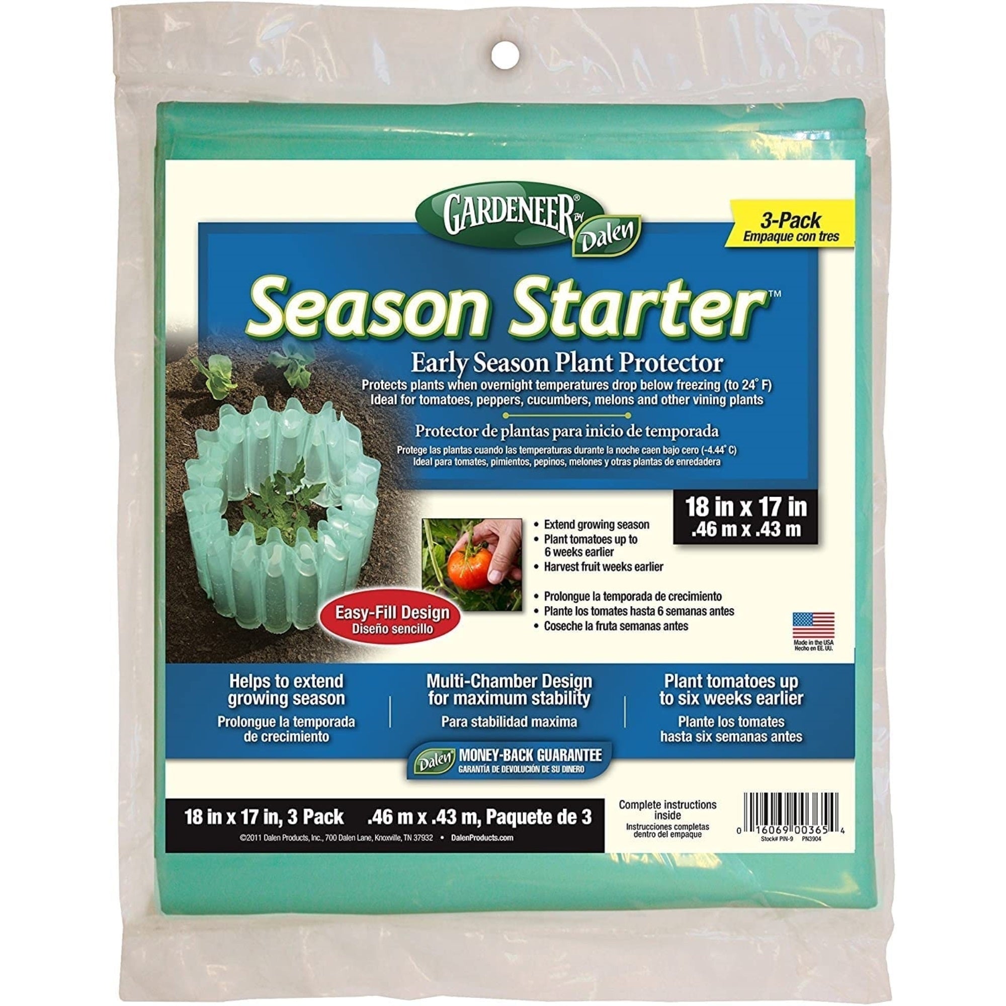 Gardeneer By Dalen Season Starter Early Season Plant Protector 18 x 17 (3 Pk)