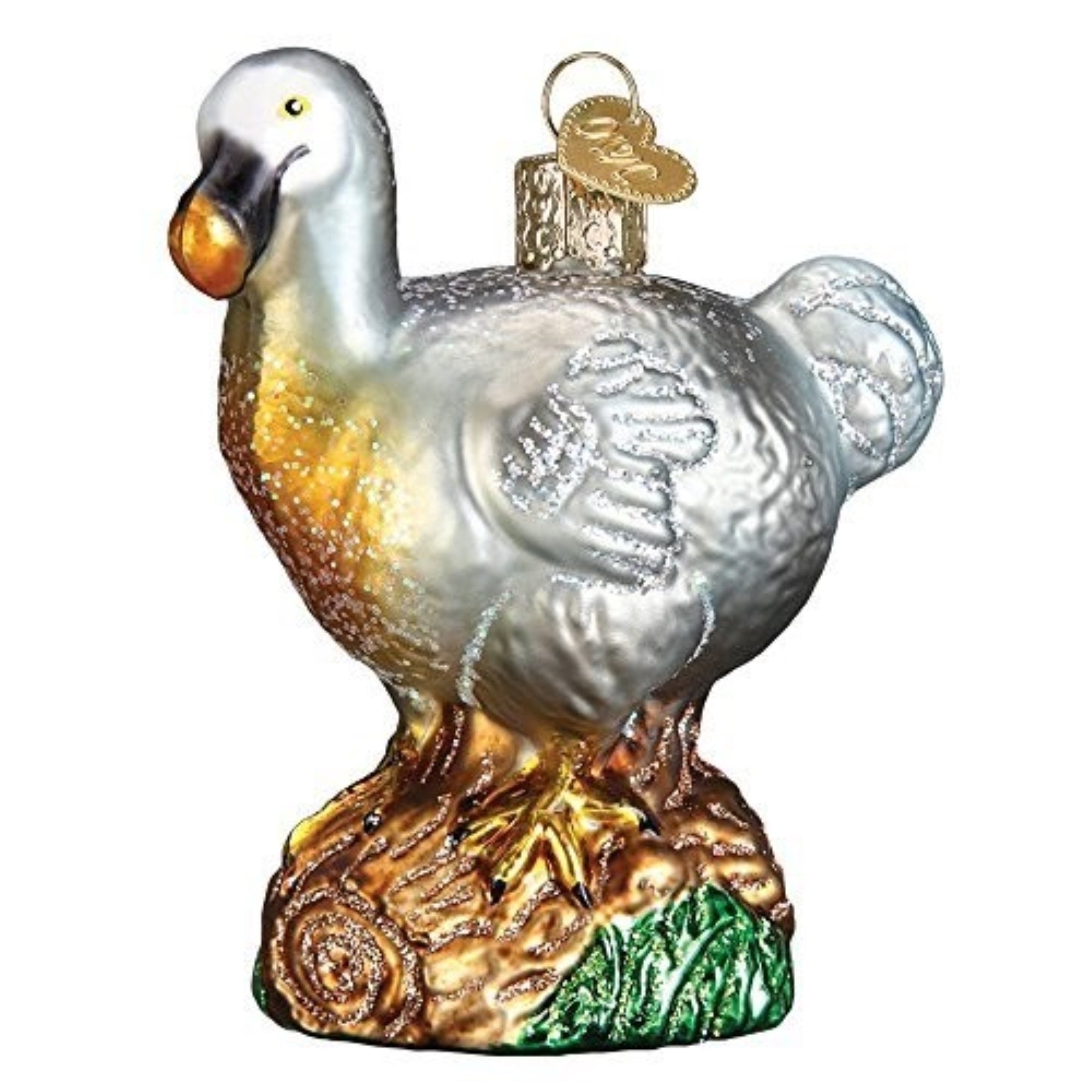 Old World Christmas Blown Glass DoDo Bird Ornament