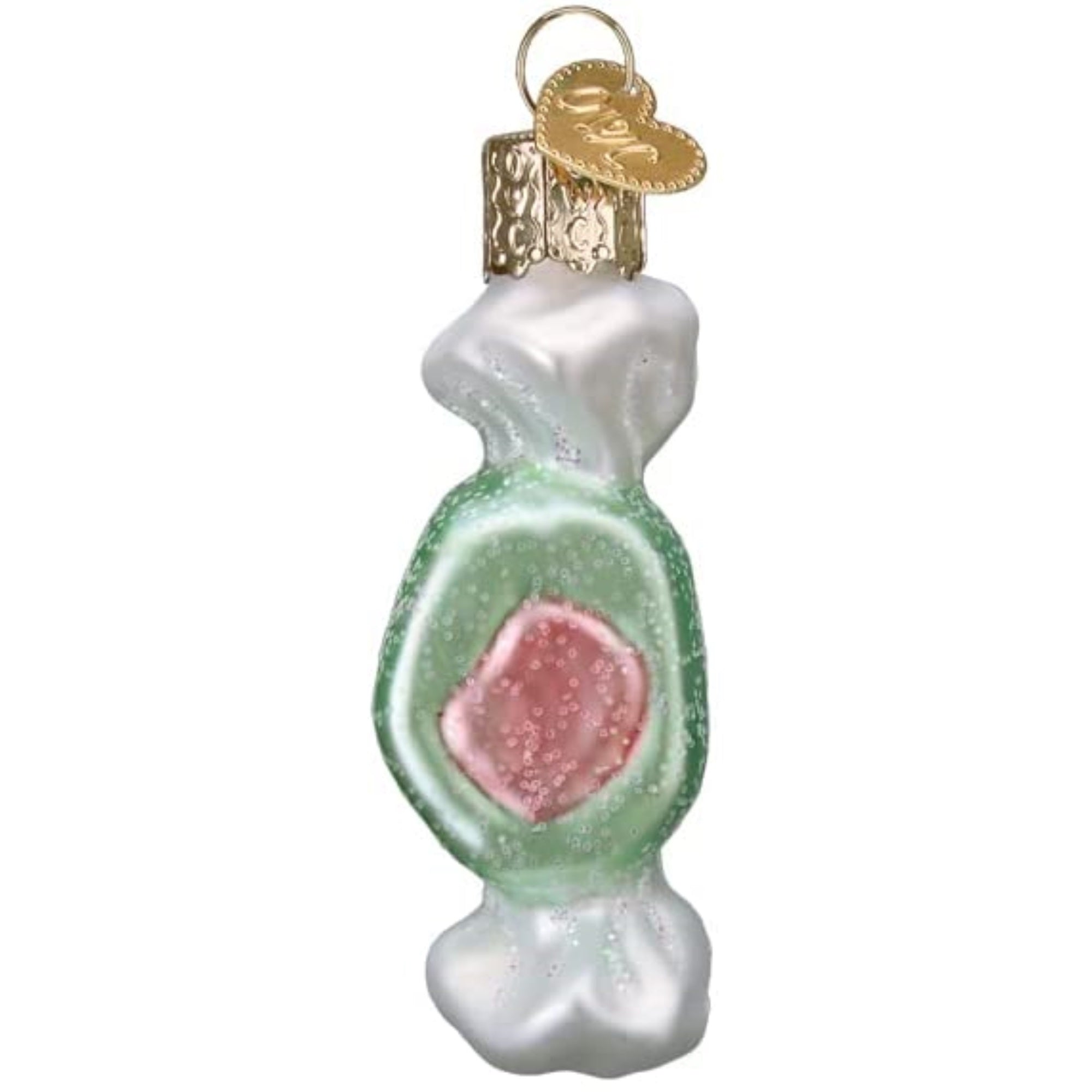 Old World Christmas Glass Blown Tree Ornament, Salt Water Taffy (3-piece set)