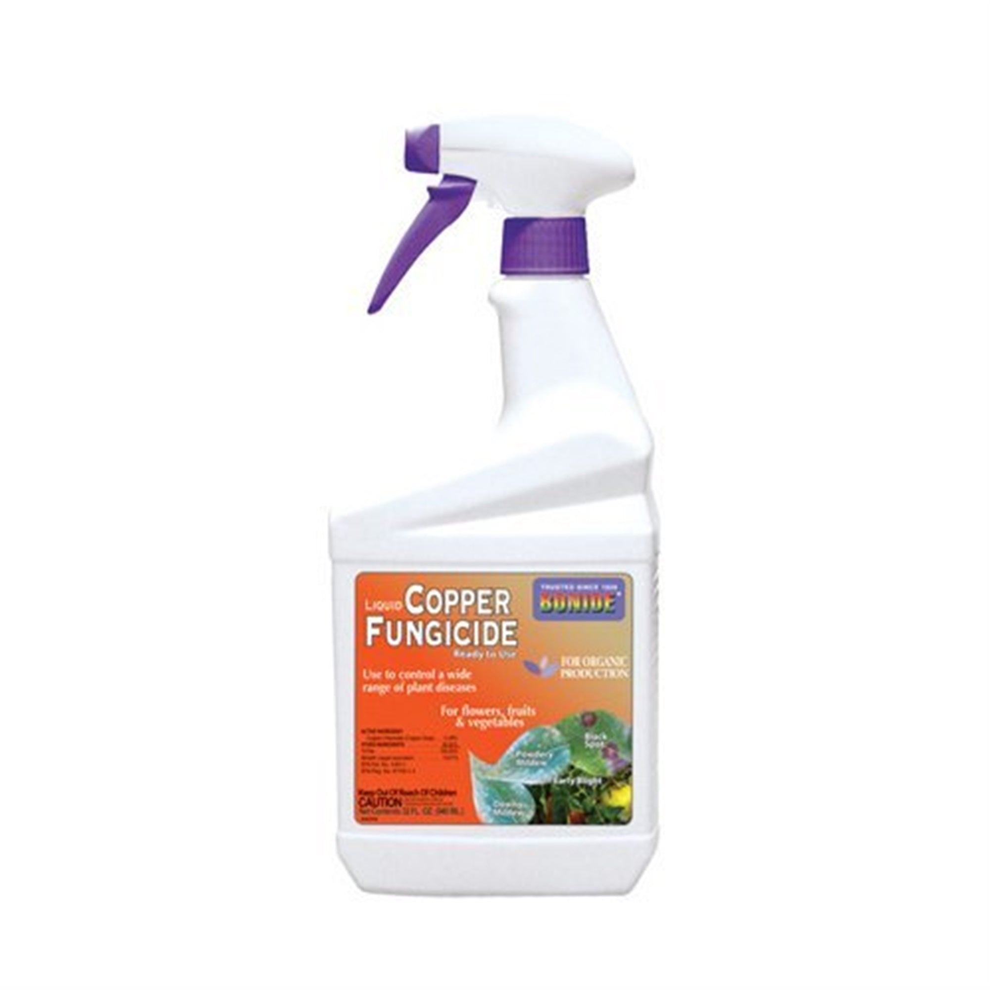 Bonide Products Copper Fungicide, Spray Bottle, 32-oz.