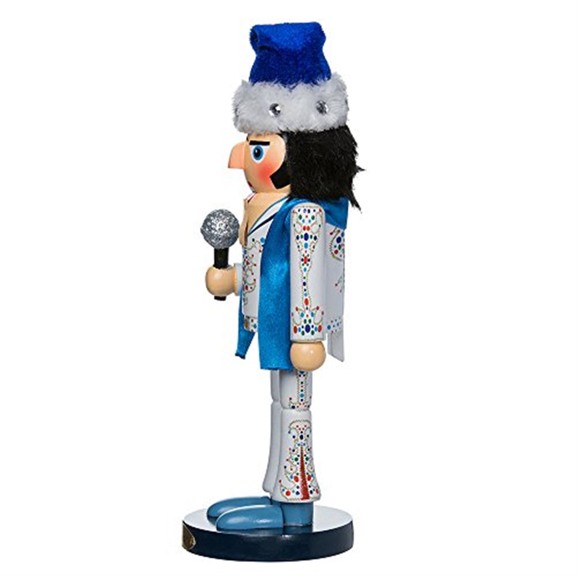 Kurt Adler Nutcracker Collection, Elvis King of Spades Nutcracker, 11"