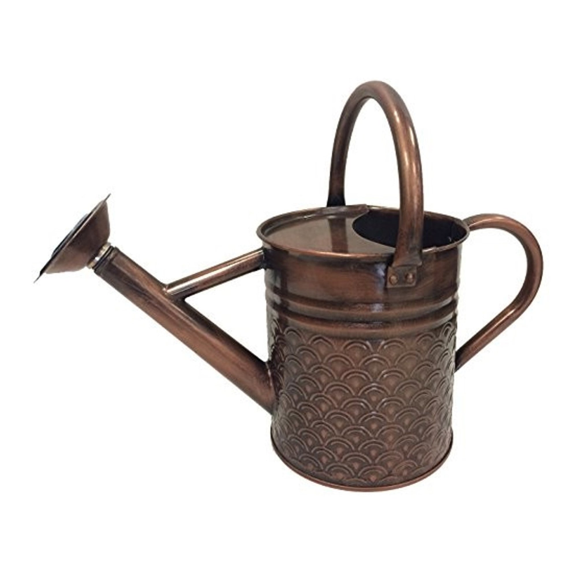 Gardener Select Metal Watering Can with Handles, Copper, 1 Gallon