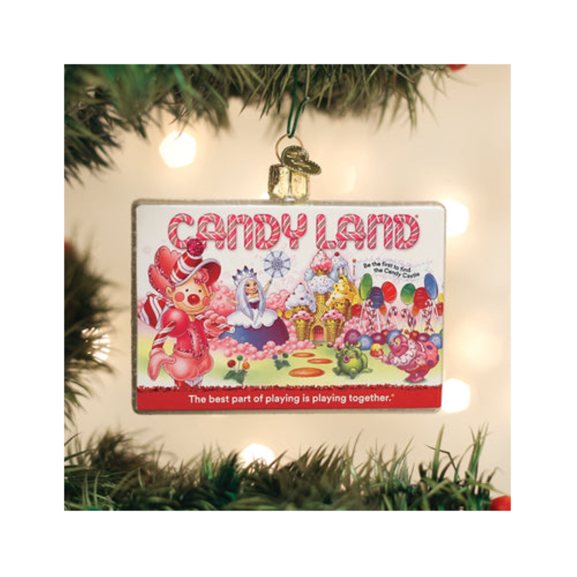 Old World Christmas Candyland Blown Glass Holiday Ornament For Tree