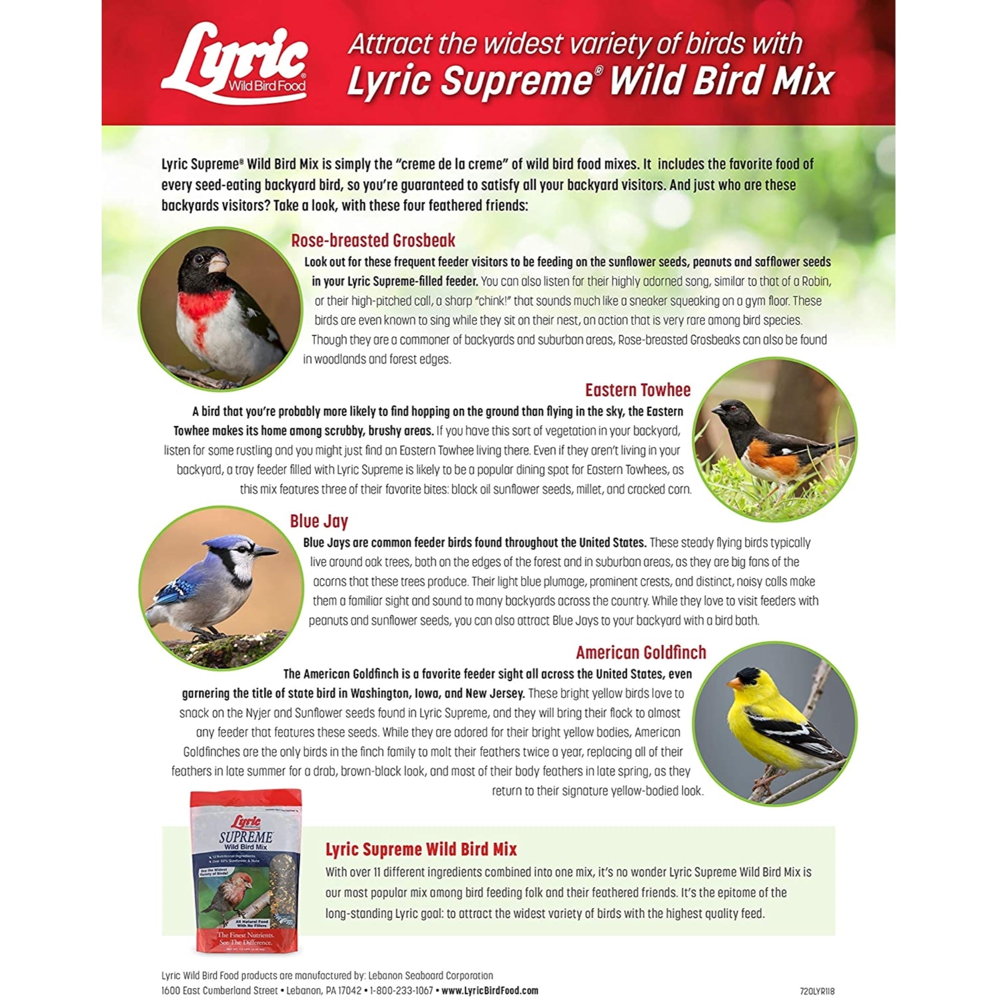 Lyric Supreme Wild Bird Mix