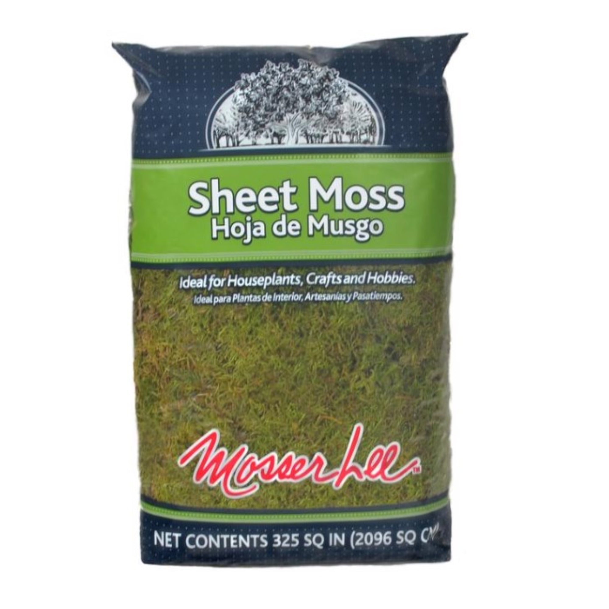Mosser Lee Natural Green Sheet Moss, 325 sq in