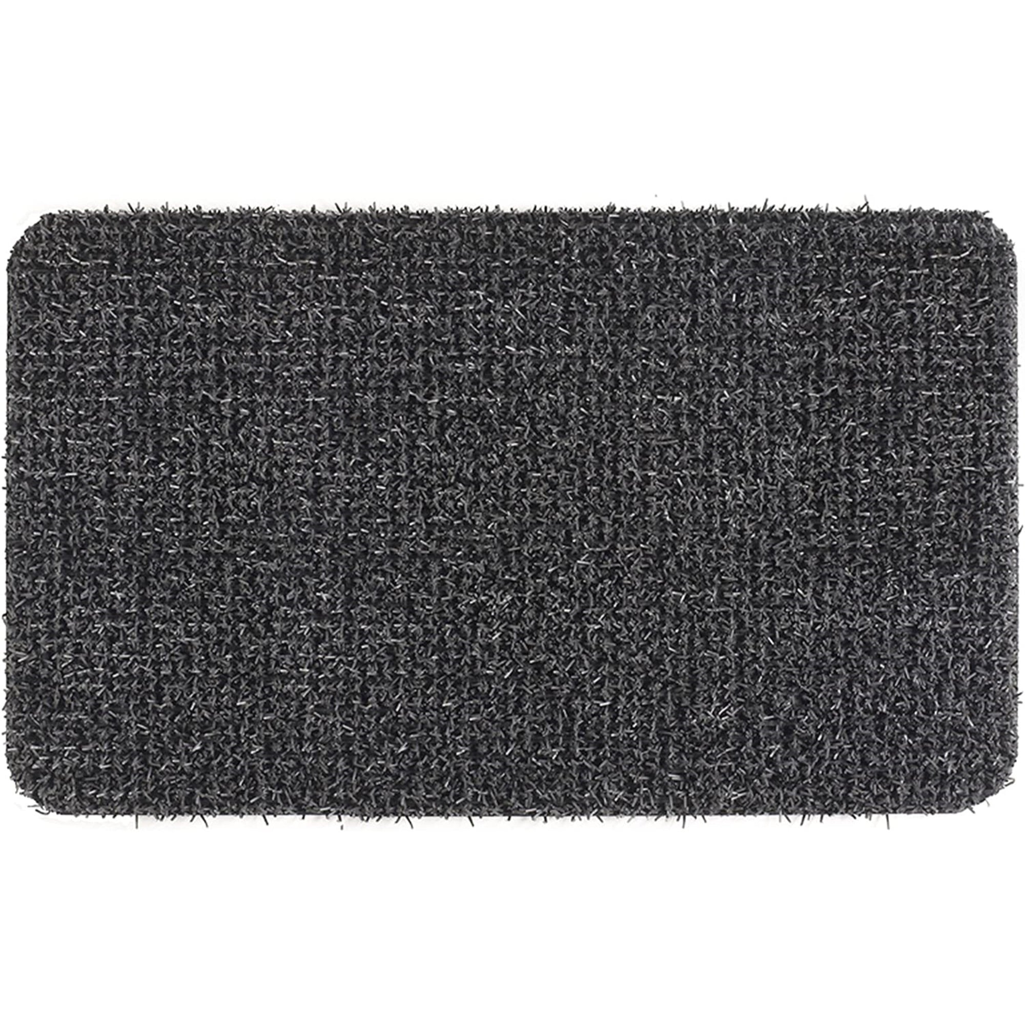 GrassWorx Clean Machine Astroturf Cinder Clean Machine Door Mat, Gray