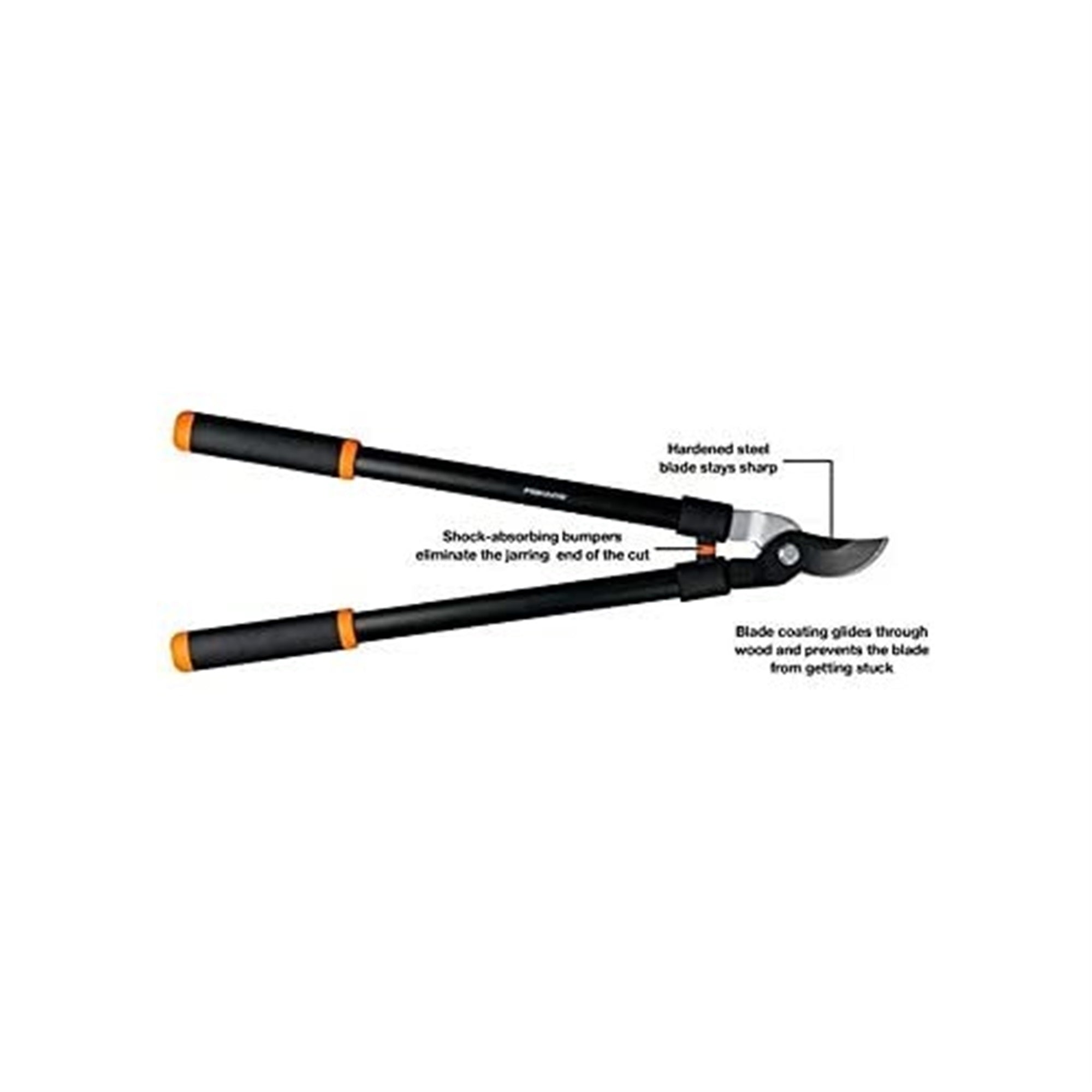 Fiskars 2-Piece Steel Blade Lopper and Pruner Tool Set