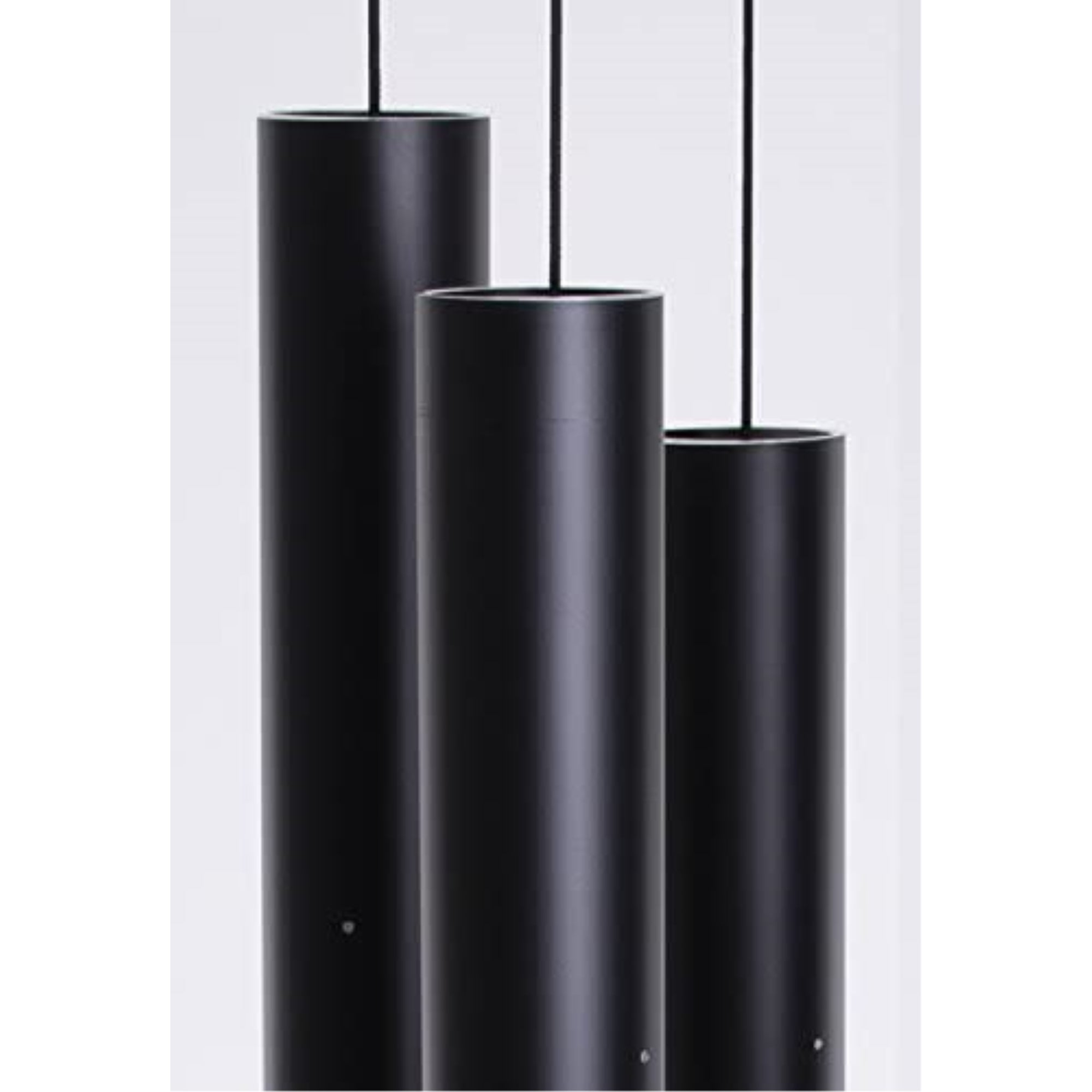 Music of the Spheres Pentatonic Soprano Windchime, Black, 30"