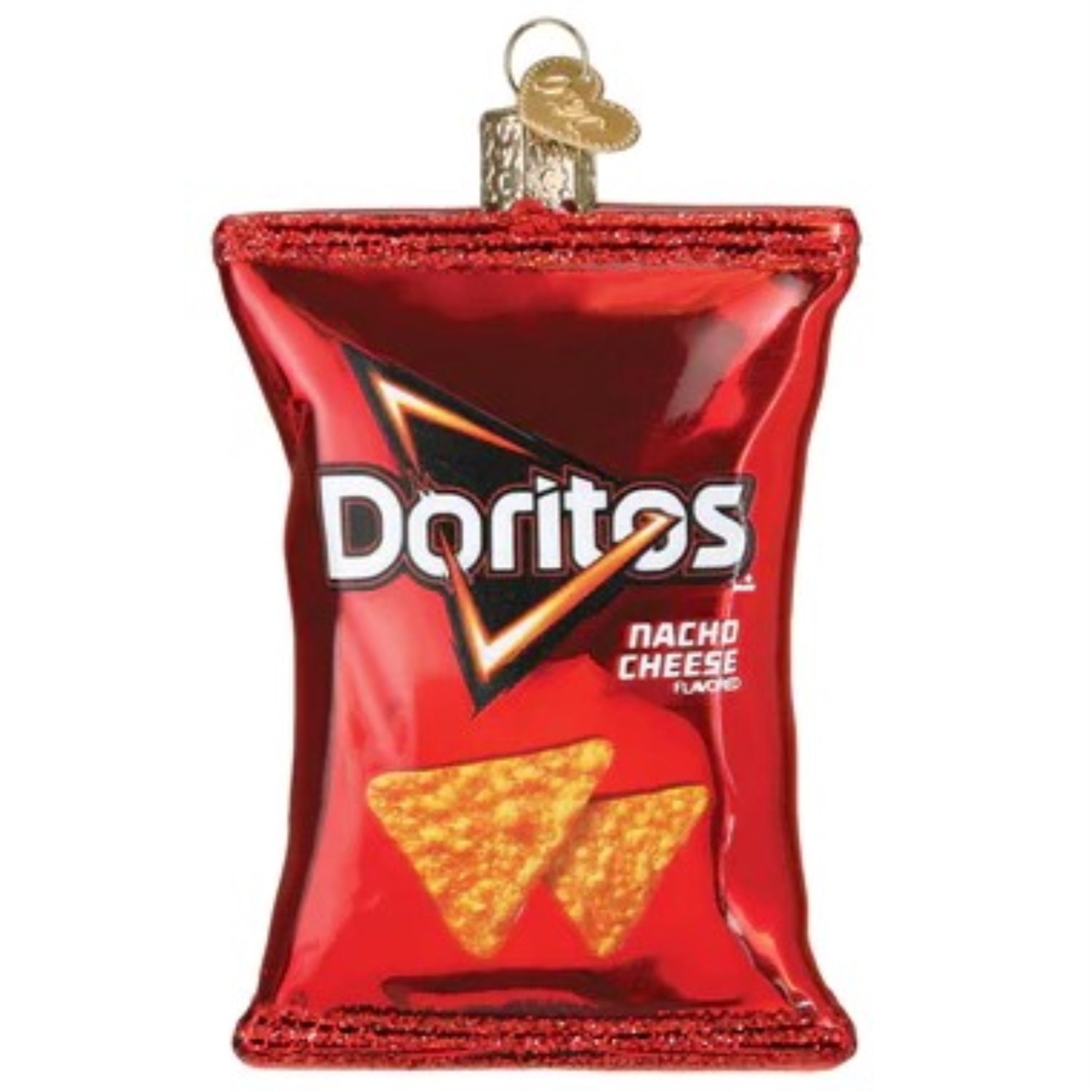 Old World Christmas Blown Glass Christmas Ornaments, Doritos Nacho Cheese Chips