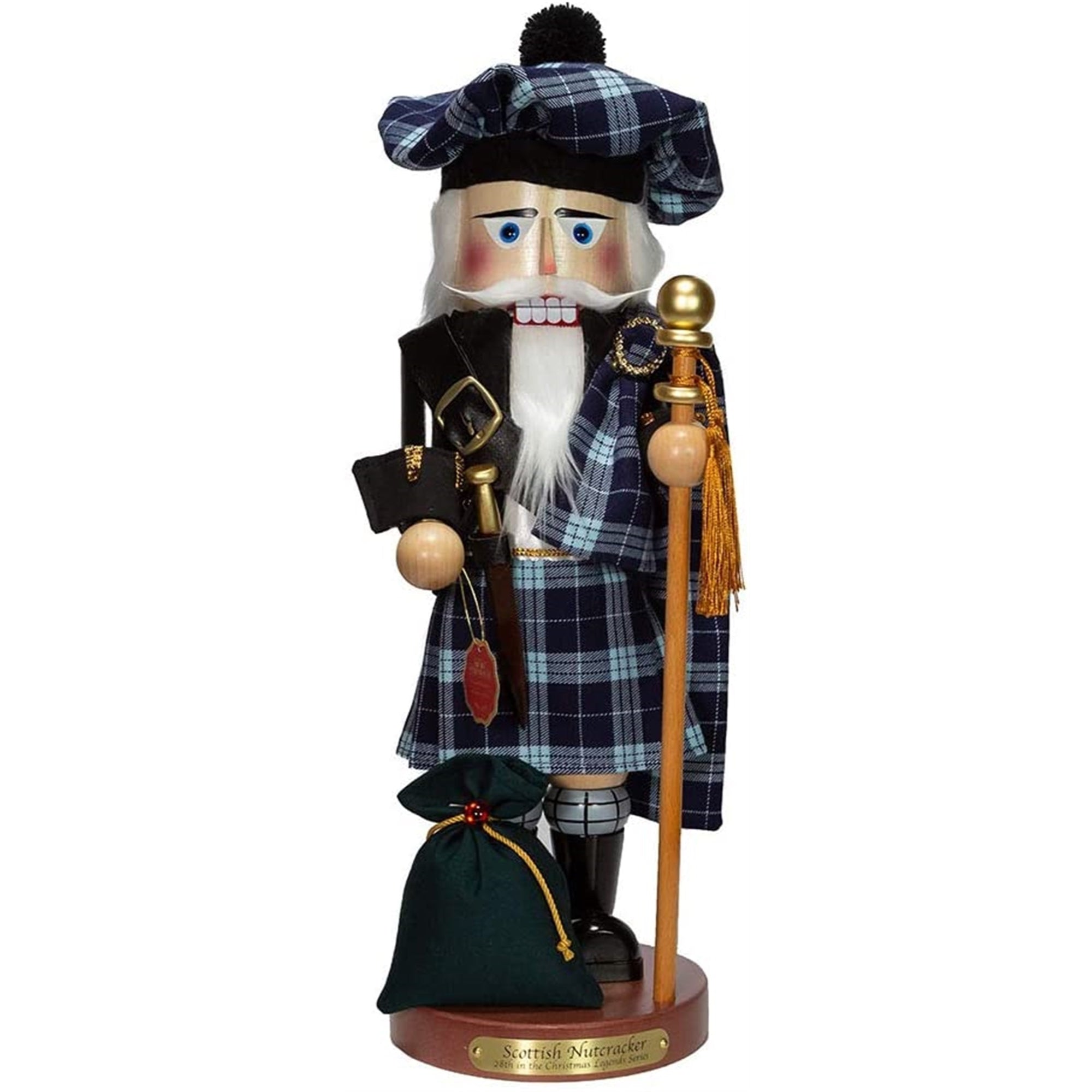 Steinbach Christmas Legends Series, Scottish Santa Nutcracker, 17.5"