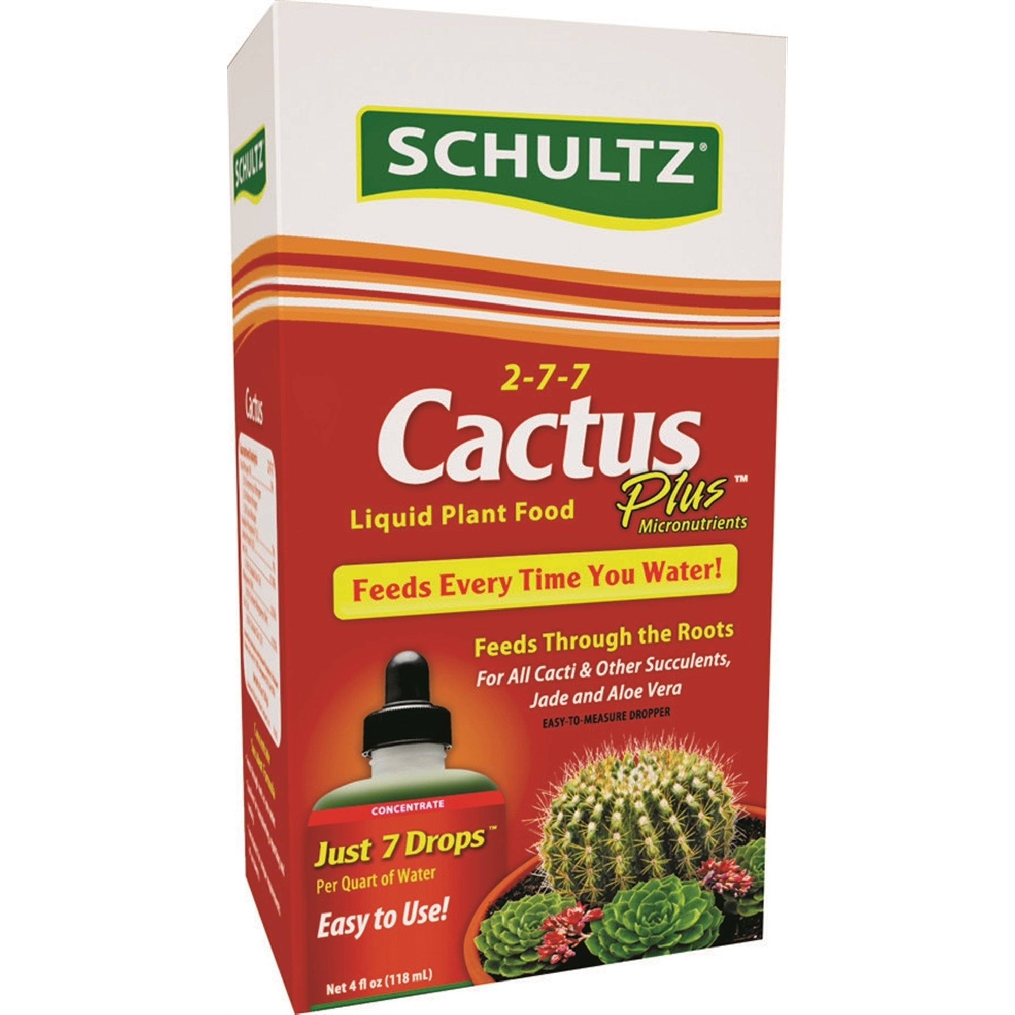 Schultz Cactus Plus Liquid Plant Food 2-7-7, 4 oz