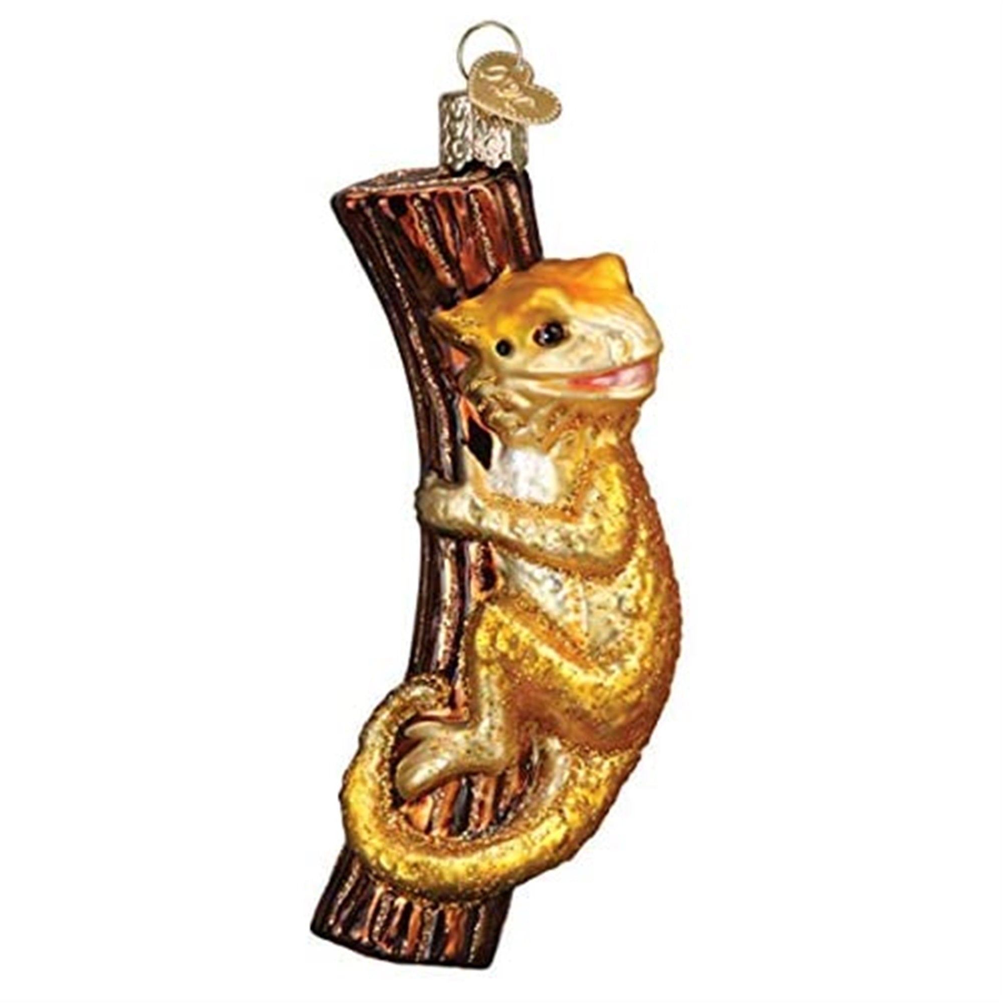 Old World Christmas Blown Glass Christmas Ornament, Bearded Dragon