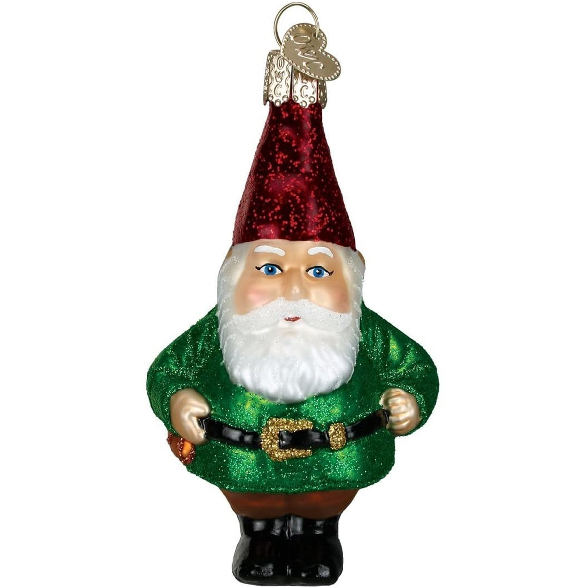 Old World Christmas Glass Blown Gnome Ornament