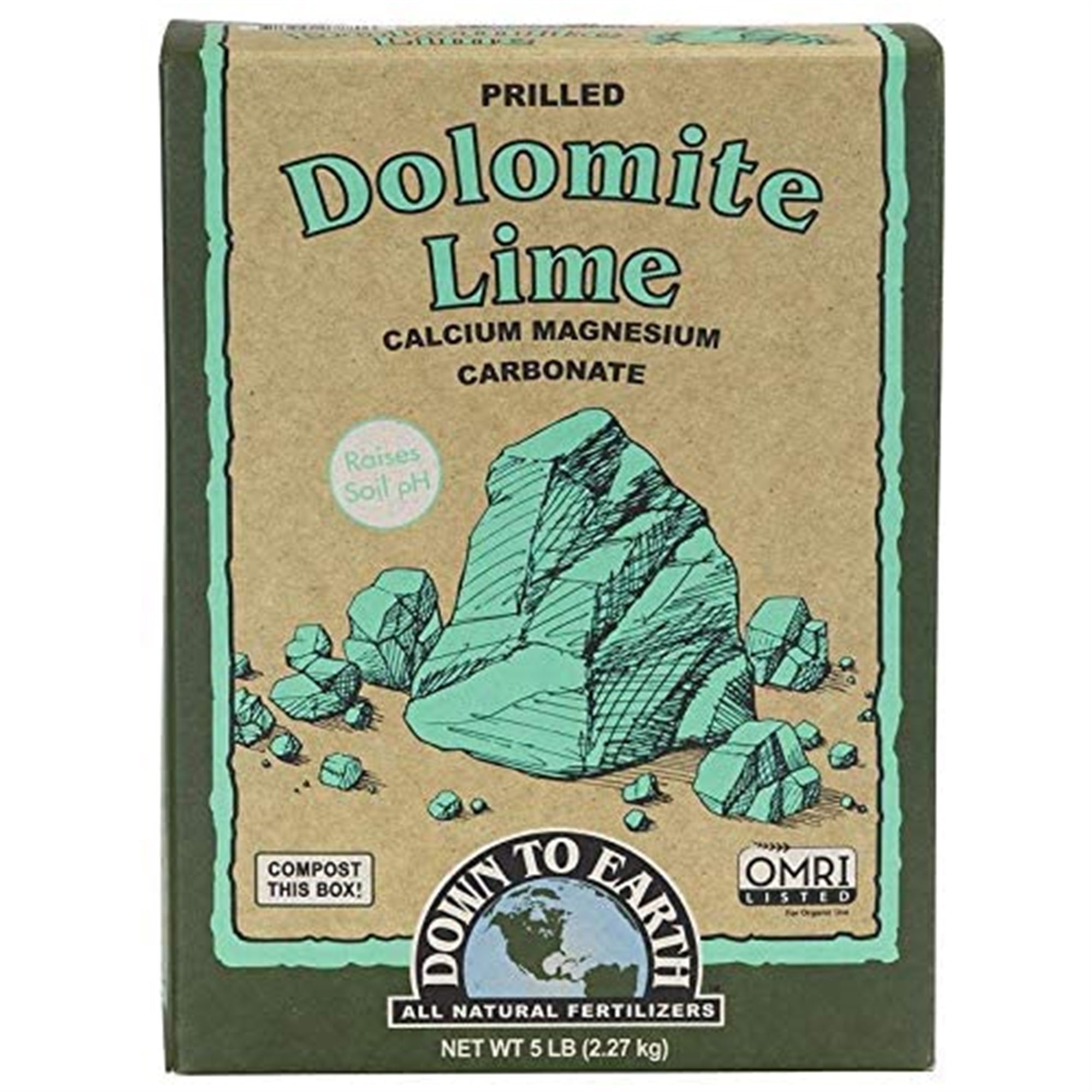 Down to Earth Organic Prilled Dolomite Lime, 5 lb