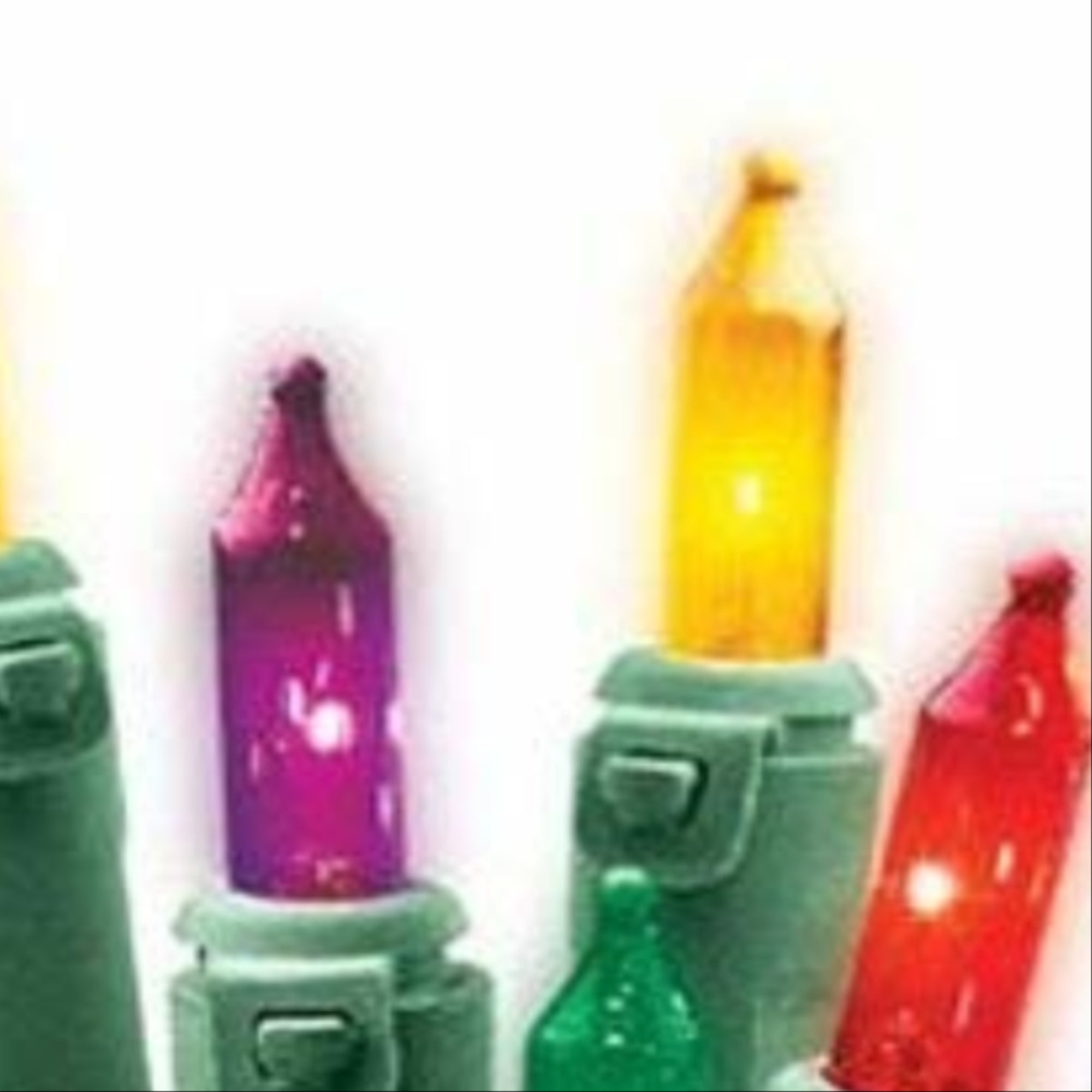 Holiday Wonderland Indoor Outdoor Christmas String Lights, 100 Multicolored Mini Bulbs, Green Wire, Lighted Length 24.75’