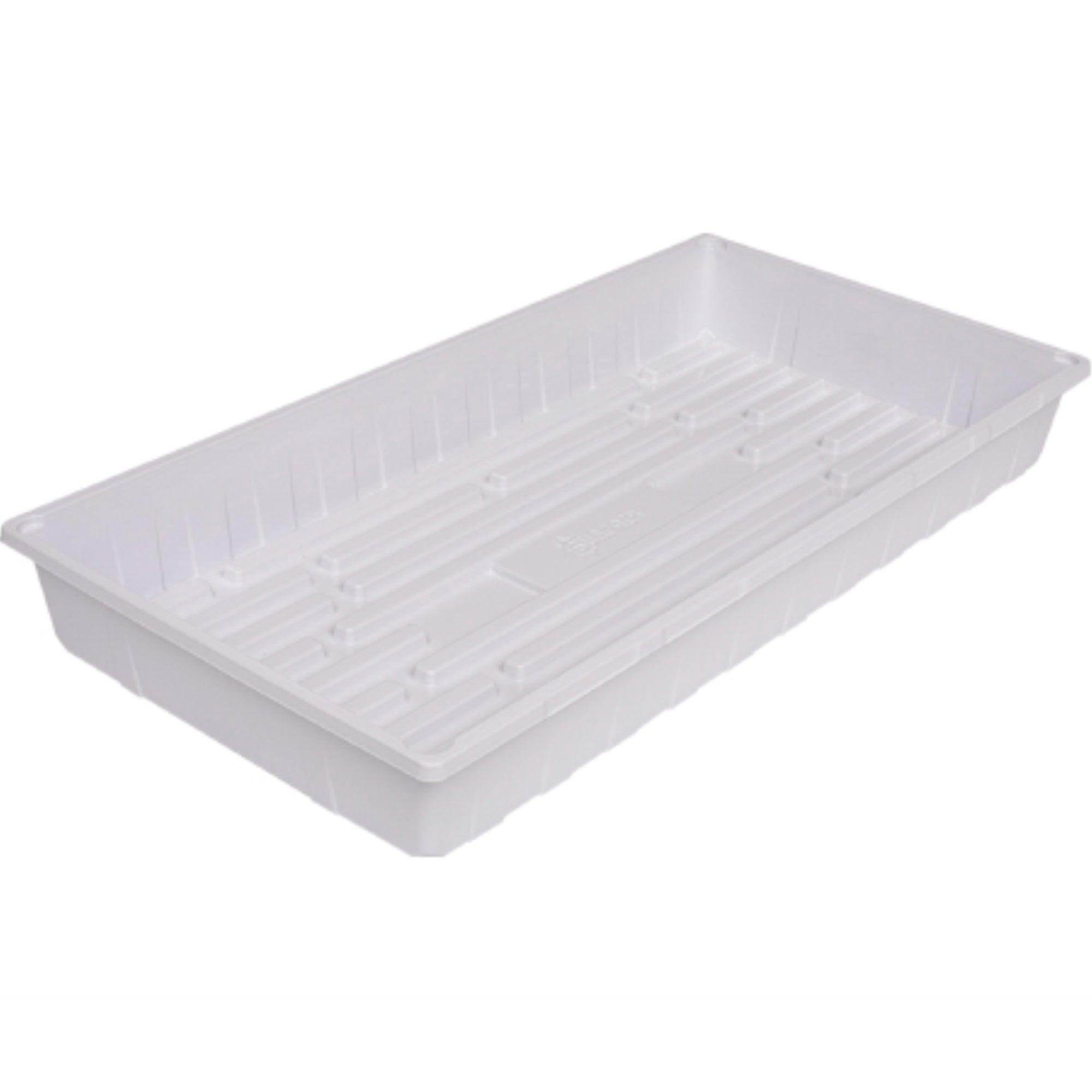 SunPack Indoor Gardening Reinforced Plastic Seed Propagation Tray, White, 10 x 20"