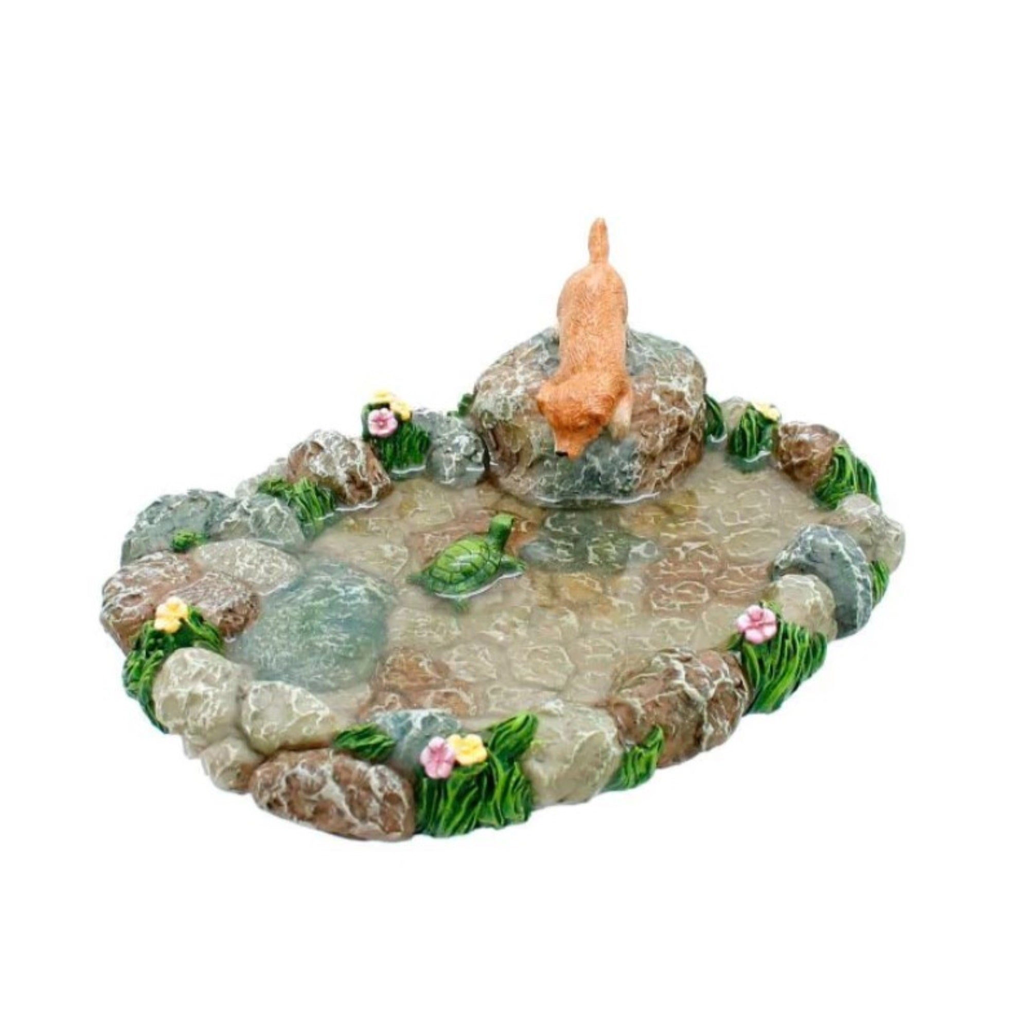 Marshall Home & Garden Fairy Garden Woodland Knoll Collection, Pond Friends