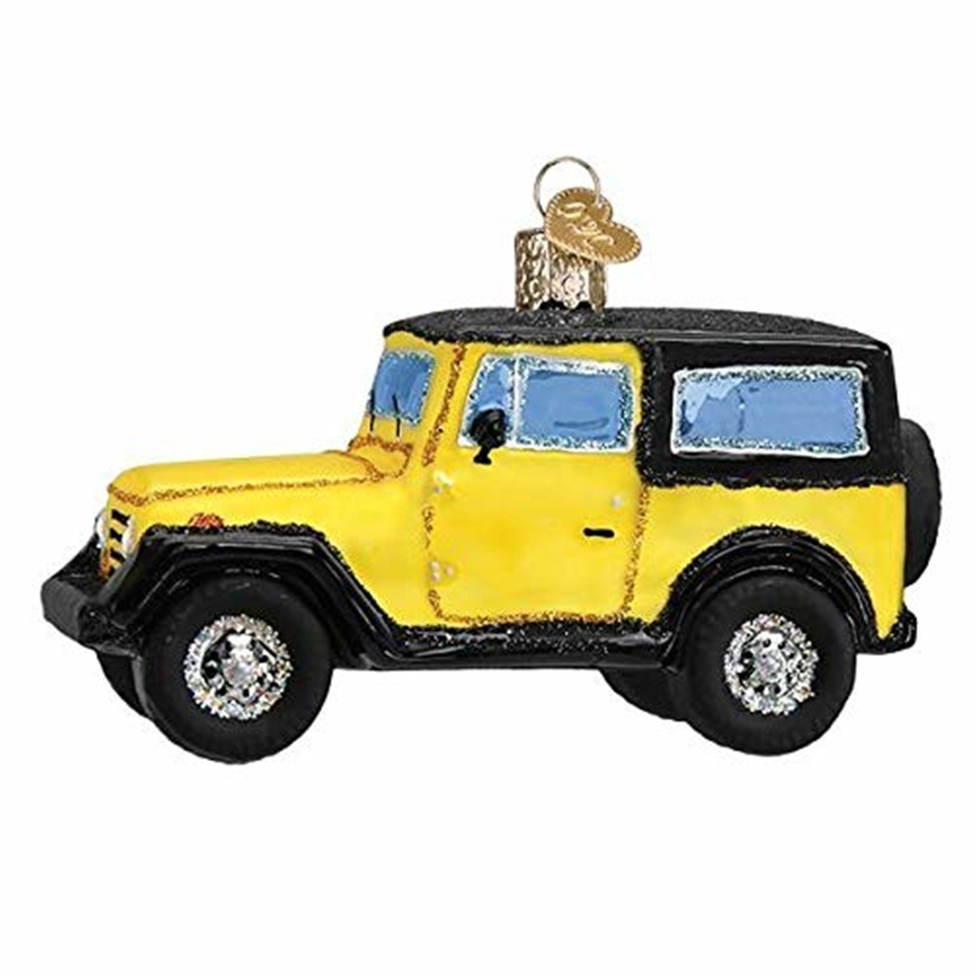 Old World Christmas Sport Utility Vehicle Glass Ornament For Christmas Trees