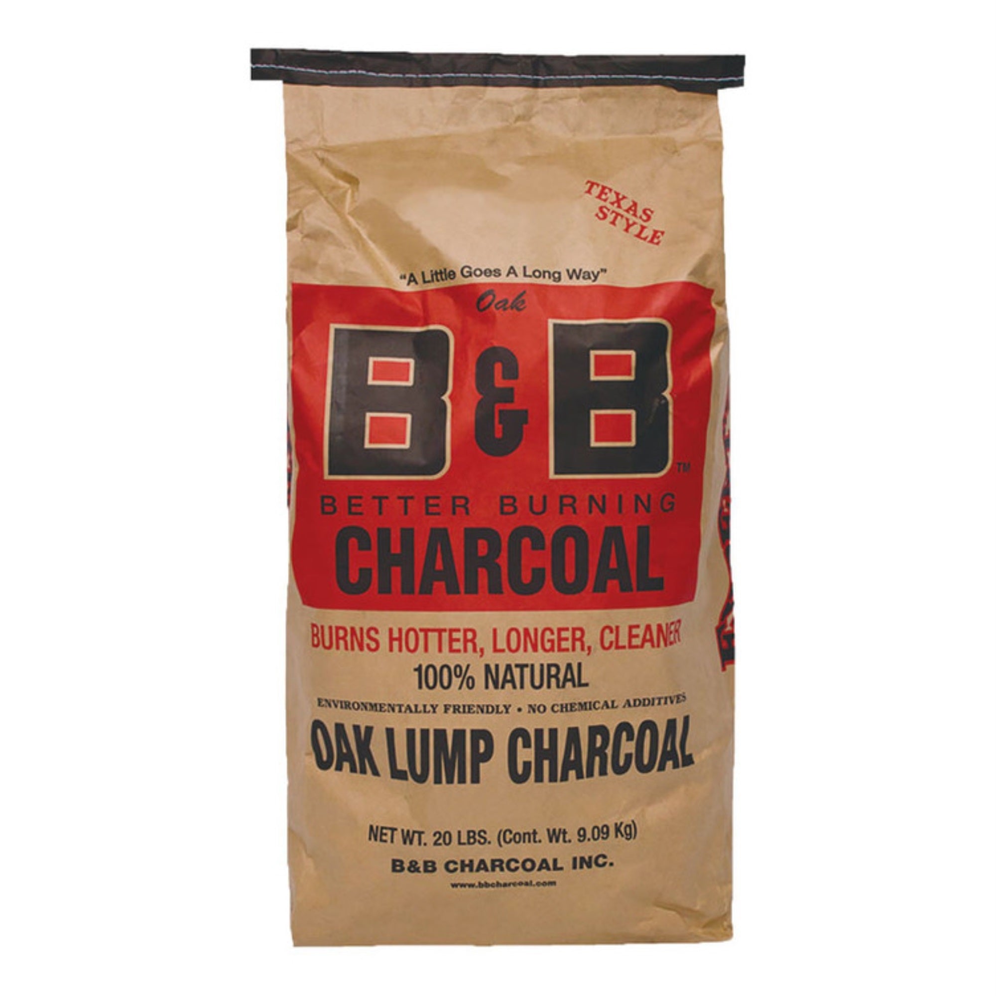 B&B Charcoal Oak Lump Charcoal, Flavor Oak, 20 lbs