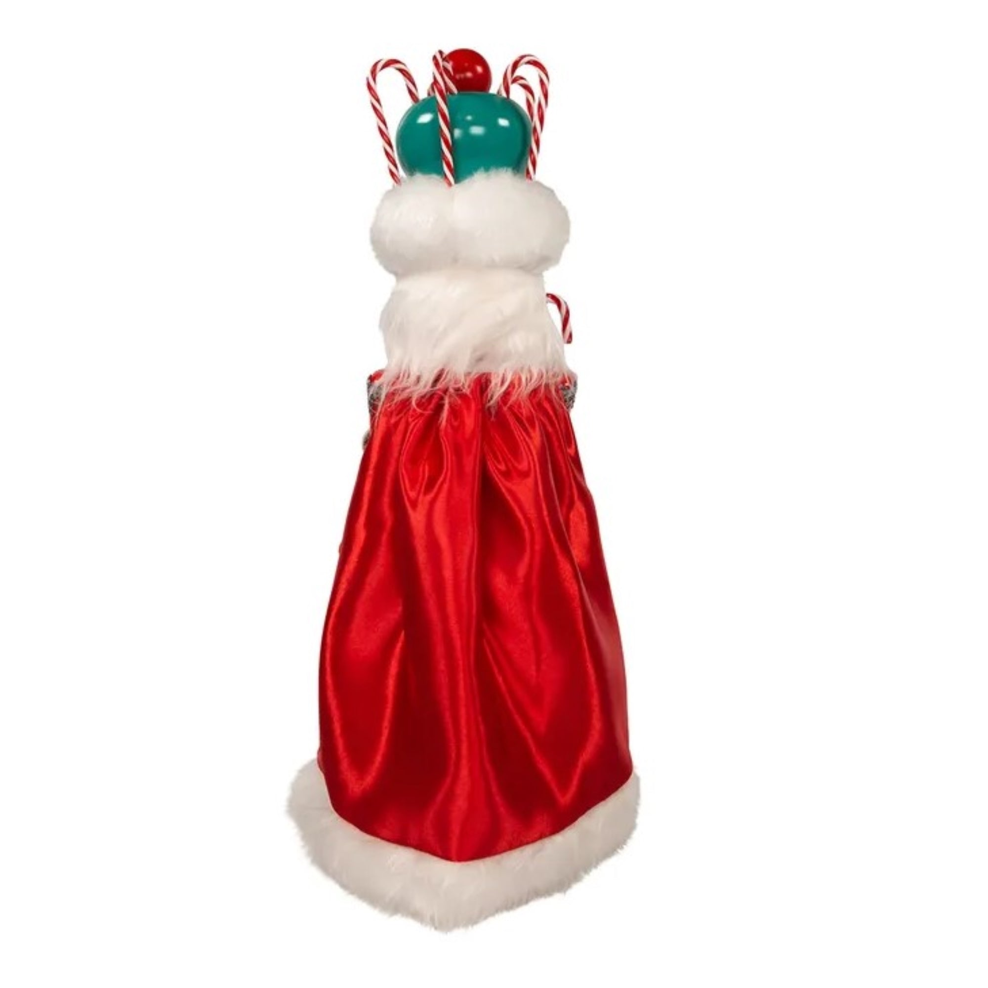 Steinbach Limited Edition Big Nutcracker, North American Santa Series, 7th in the Series, Peppermint King Santa, 16"