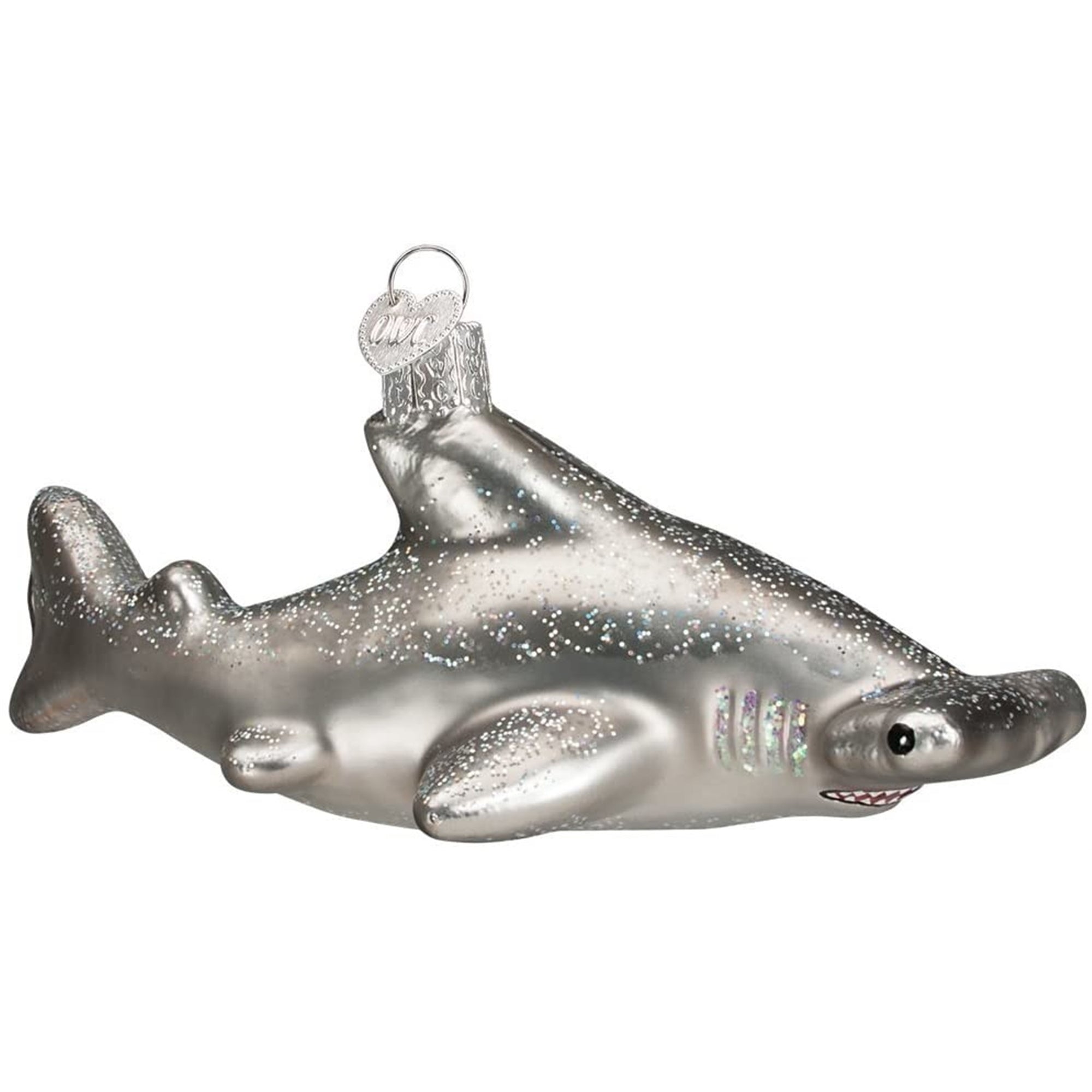Old World Christmas 12426 Glass Blown Hammerhead Shark Ornament