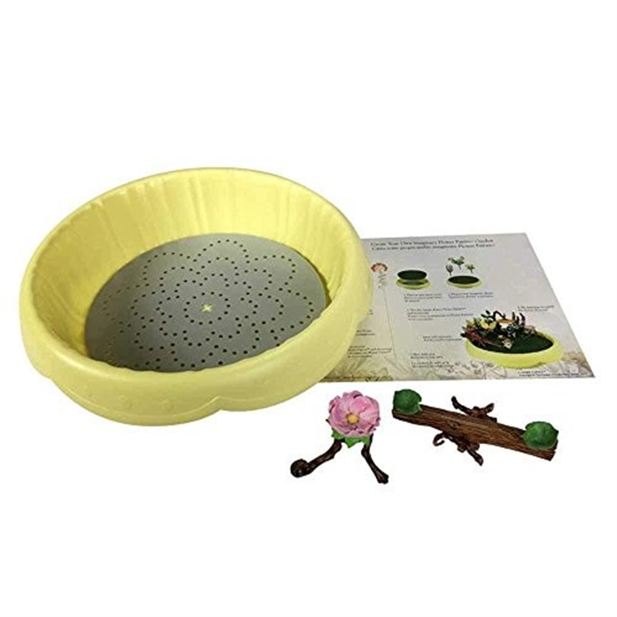 Flower Fairies Secret Garden Planter Kit with Teeter Totter & Birdbath