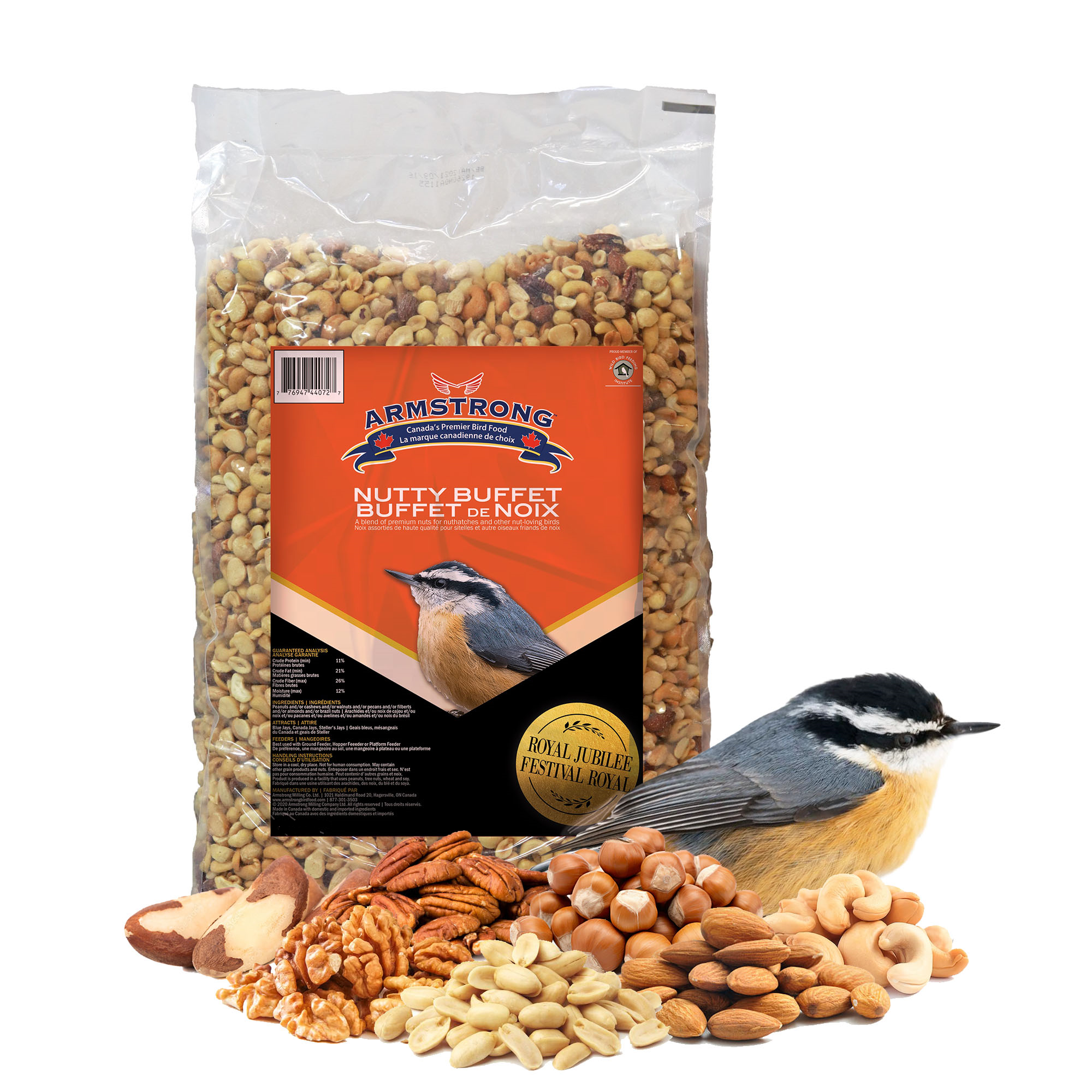 Armstrong Wild Bird Food Royal Jubilee Nutty Buffet Bird Seed