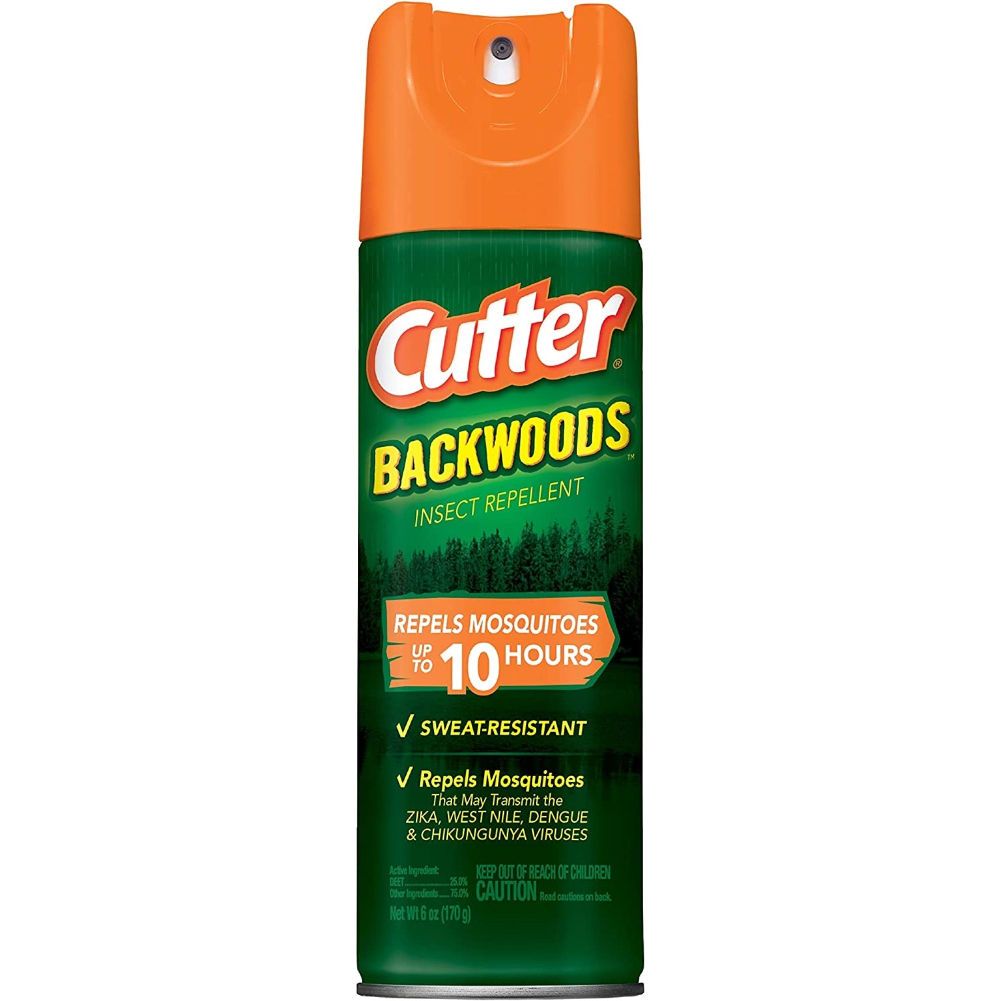 Cutter Backwoods Unscented Aerosol Insect Repellent Aerosol 6 oz