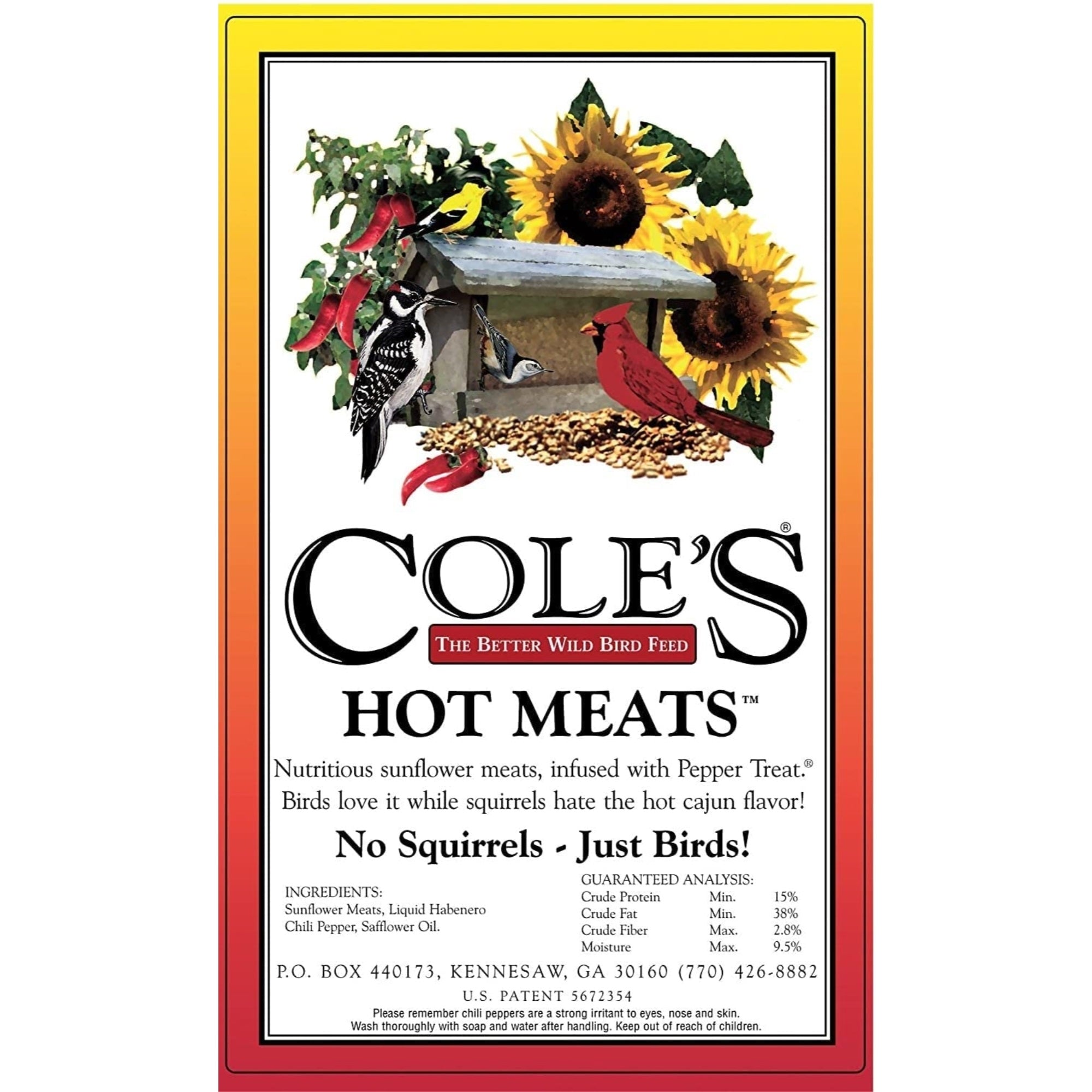 Cole's Hot Meats Outdoor Wild Bird Food