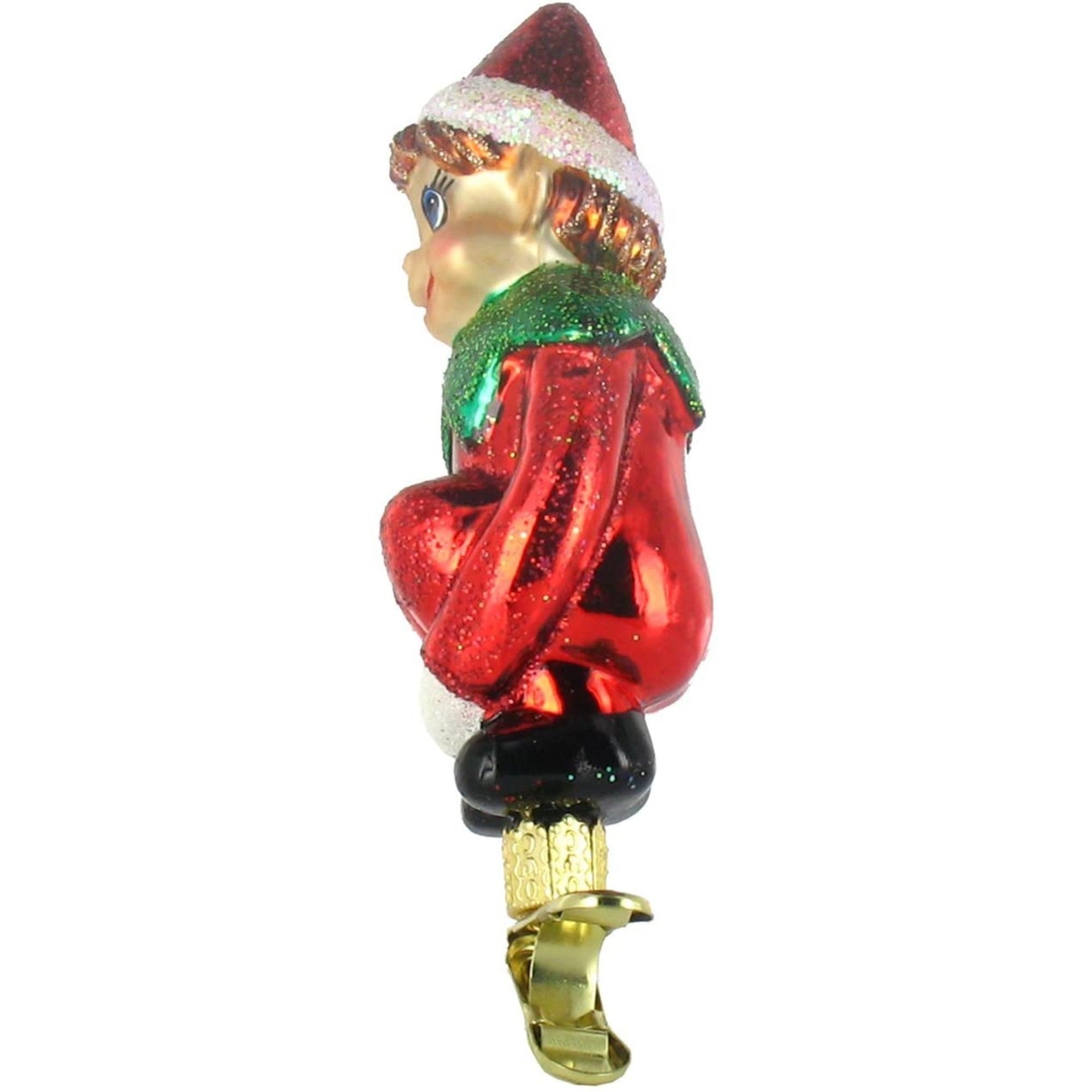 Old World Christmas: Kids Toy Collection Glass Blown Ornaments, Christmas Pixie